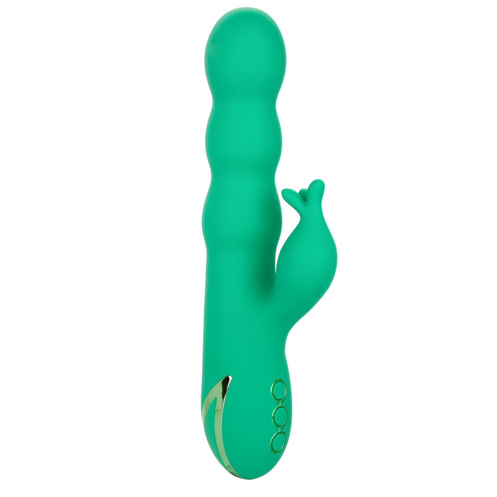 California Dreaming Sonoma Satisfier Thrusting Rabbit Vibrator - Powerful Dual Stimulation G-Spot & Clitoral Massager for Women - Perfect for Solo Play & Couples Intimacy