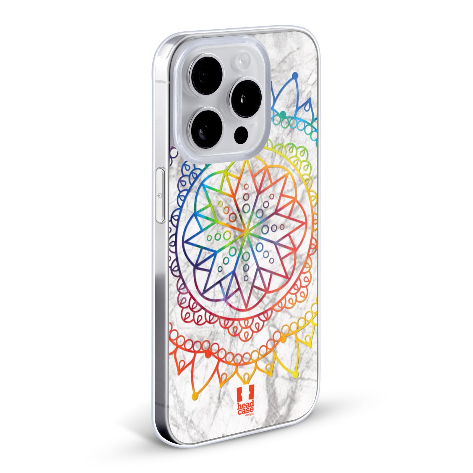 Colorful Marbles & Mandala Soft Gel Phone Case for Apple iPhone 11 - Protective, Stylish Cover with Non-Slip Grip - Perfect for Everyday Use, Work & Travel