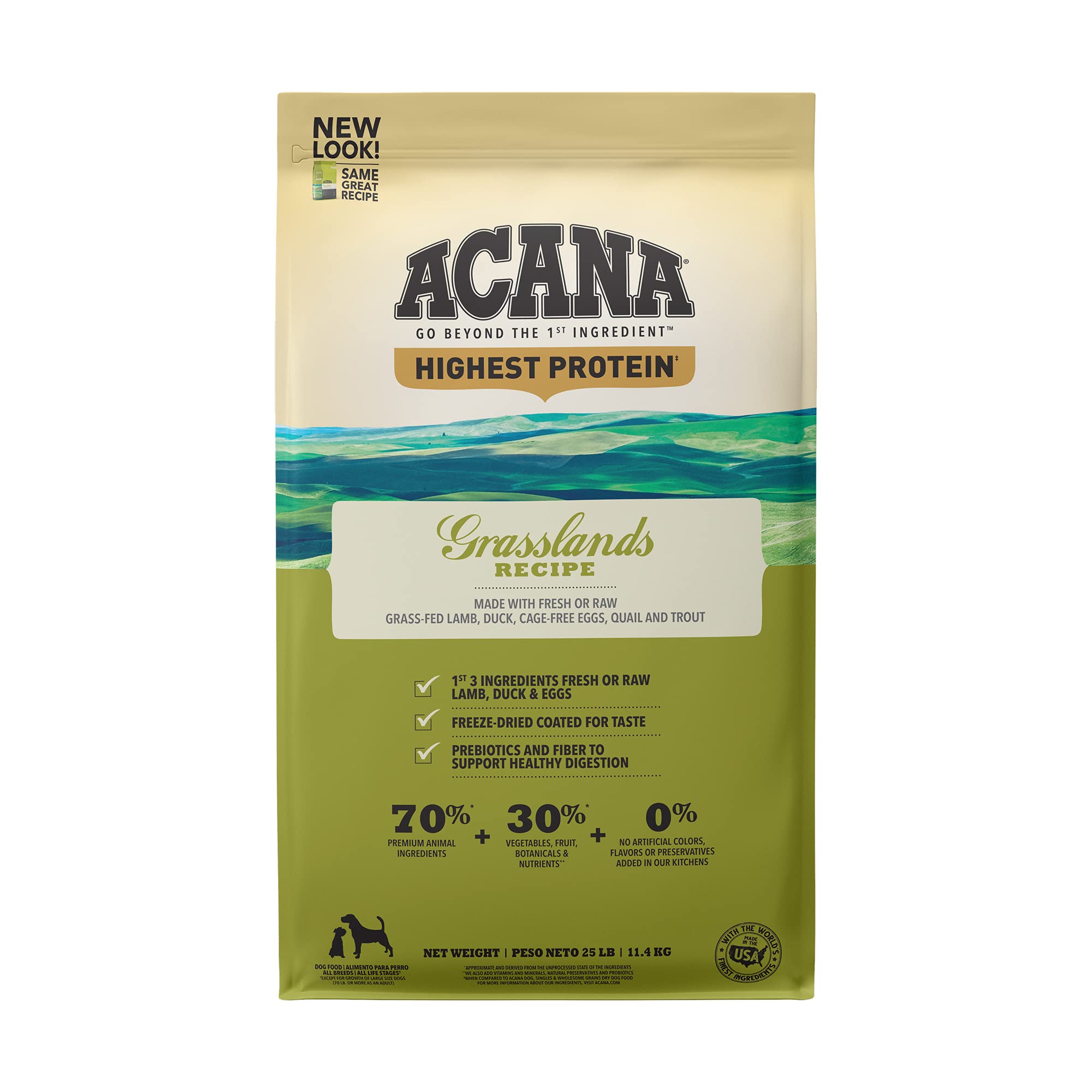Acana High Protein Grain-Free Dry Dog Food & Crunchy Treats for Active Dogs | Premium Nutrition for Puppies & Adult Dogs | Perfect for Training, Hiking & Outdoor Adventures