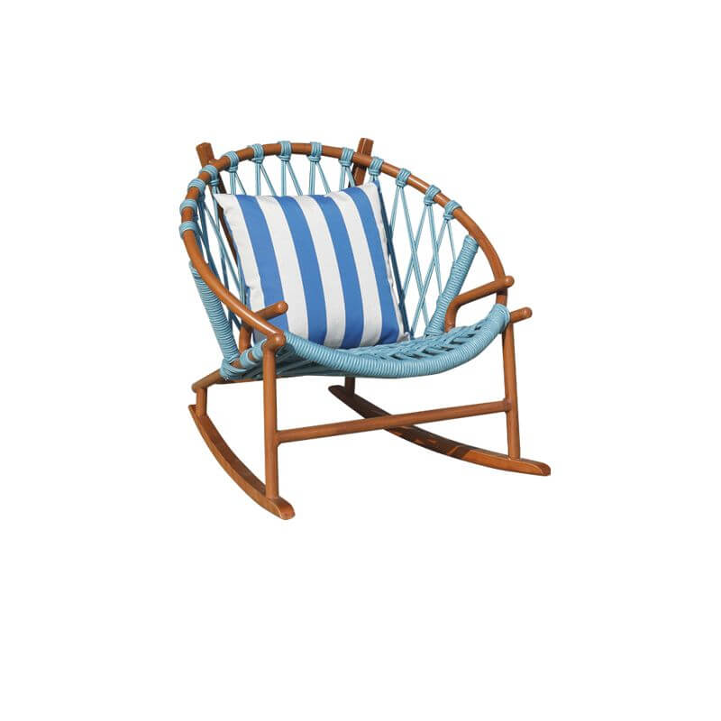 Natural Wood Grain Nursery Recliner with Removable Pillowcase - Comfortable Rocking Chair for Baby's Room, Nursery Decor & Breastfeeding