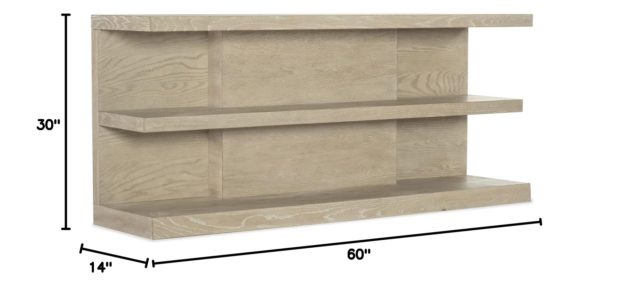 Hooker Furniture Cascade Console Table - Elegant Entryway & Living Room Table for Home Decor | Perfect for Hallway, Foyer & Behind Sofa Display