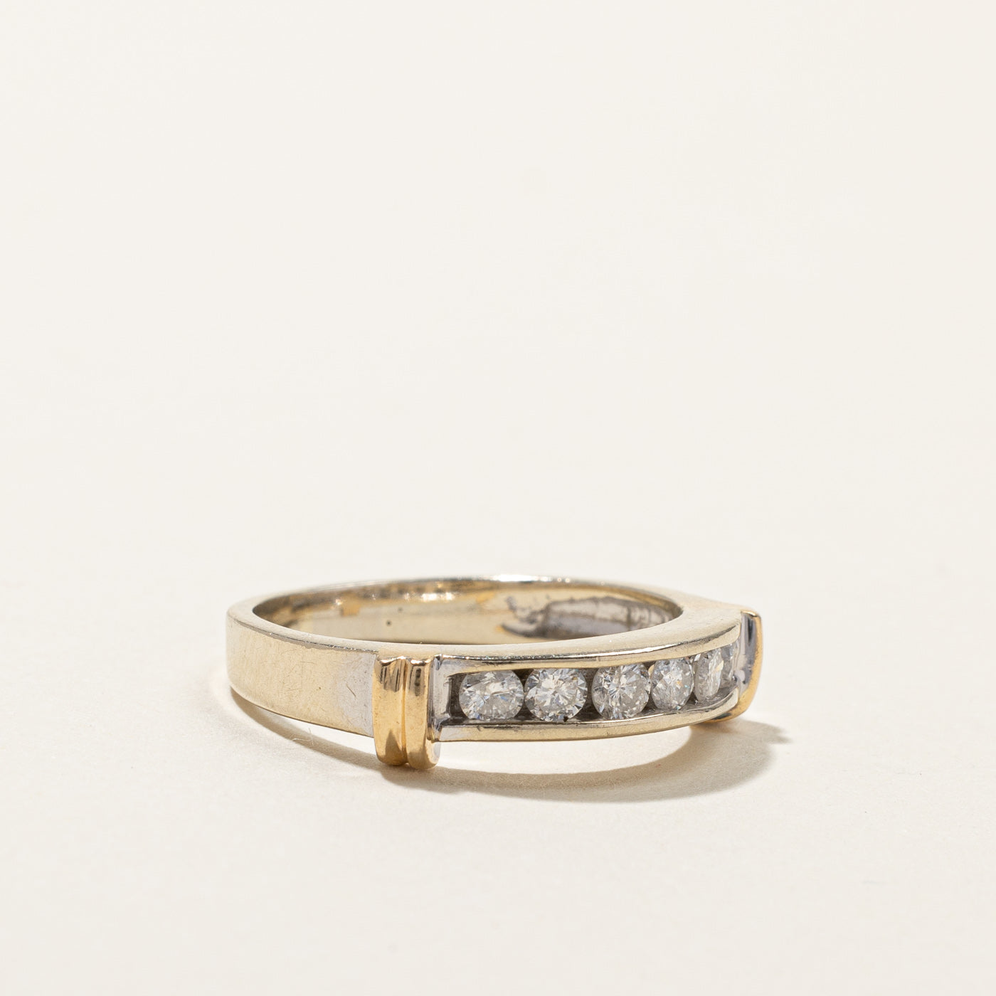 0.48ctw Channel Set Diamond Ring - Size 7.75 | Elegant Wedding Band, Anniversary Gift & Engagement Ring for Women | Perfect for Proposals, Bridal Jewelry & Special Occasions