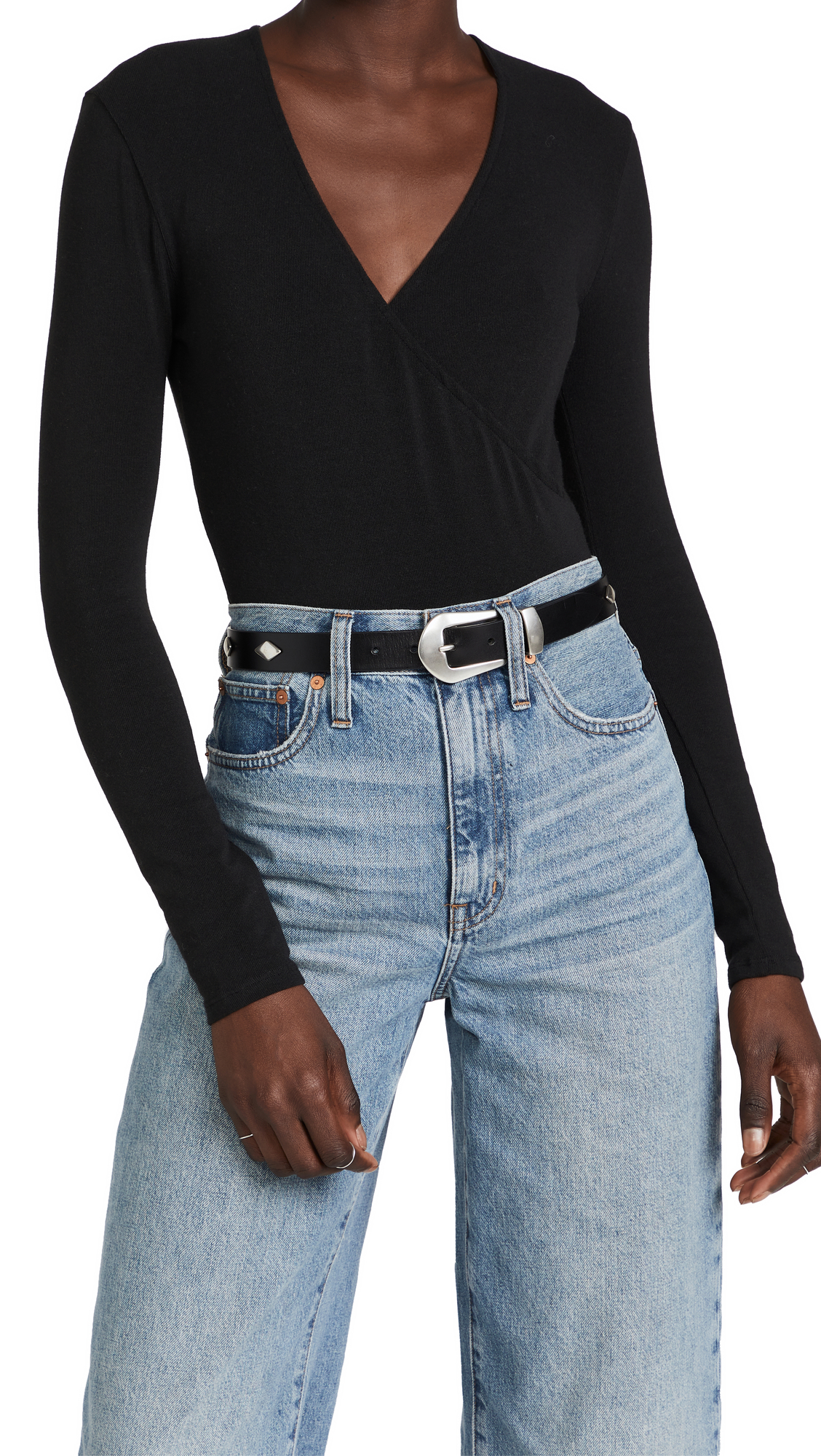 Madewell Women's Wrap Thong Bodysuit - Sexy Lingerie for Date Night & Special Occasions | Comfortable & Stylish Underwear for Women