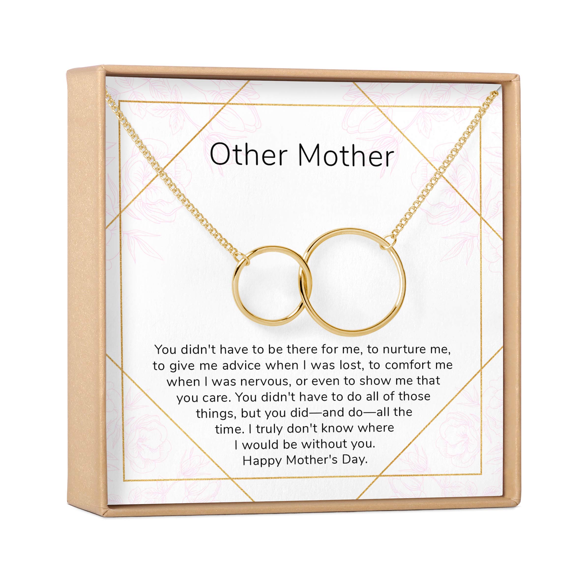 Stepmom Necklace - Heart Shaped Jewelry Gift with Greeting Card for Birthday, Mother's Day, Christmas | Thoughtful Present for Stepmothers, Blended Families & Special Occasions