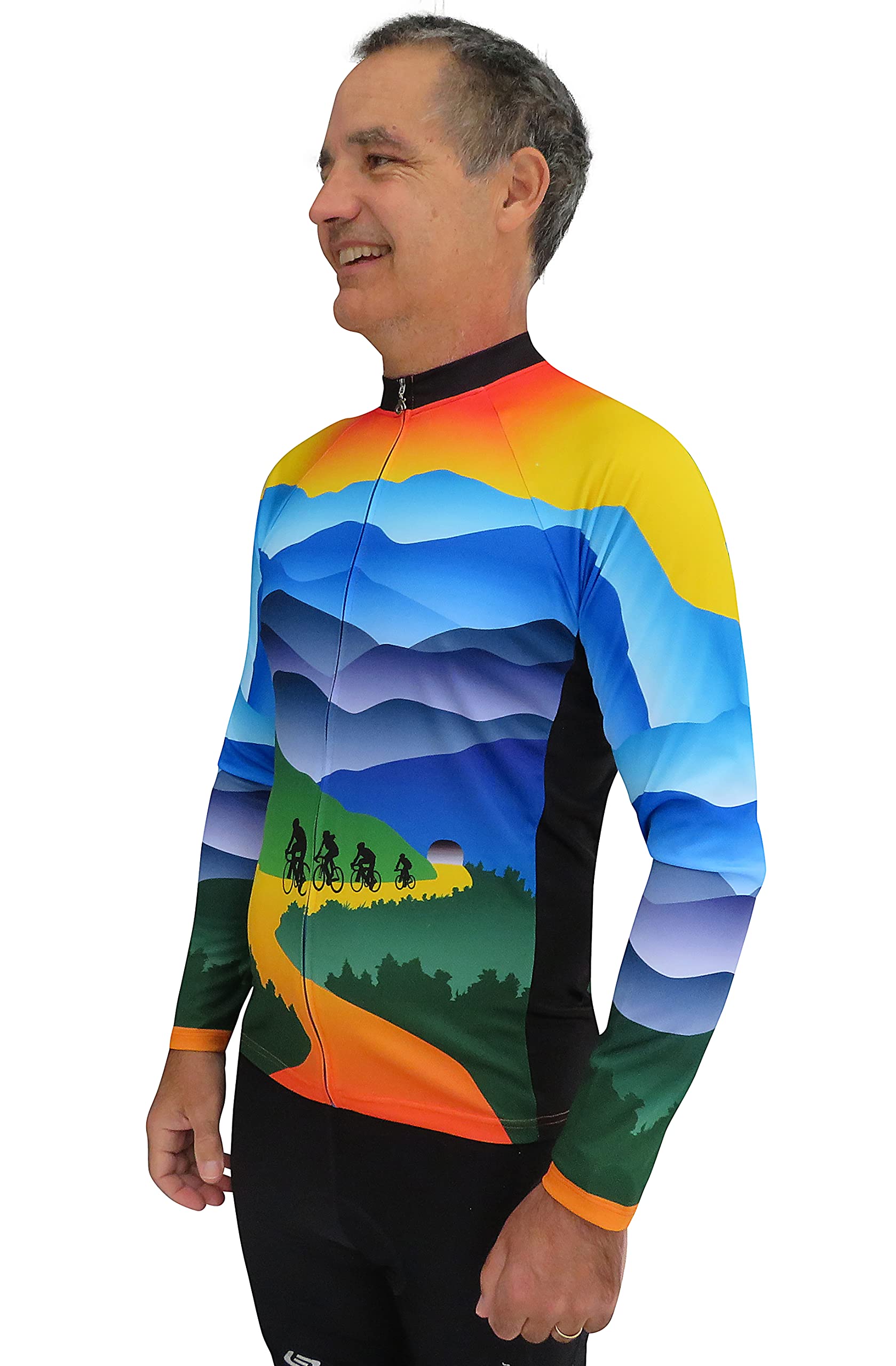 Premium Mountain Bike Jersey for Men & Women - Long Sleeve Cycling Shirt with Breathable Fabric - Perfect for Trail Riding, Road Cycling & Outdoor Adventures