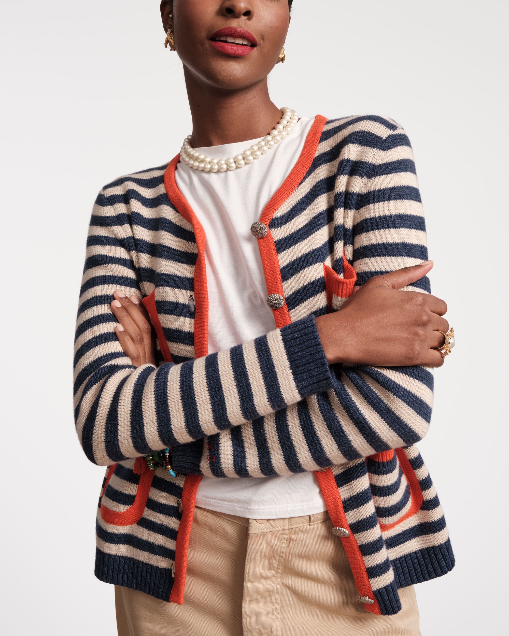 Pierre Striped Sweater for Men - Soft & Comfortable Knit Pullover - Perfect for Casual Wear, Office & Fall Outfits