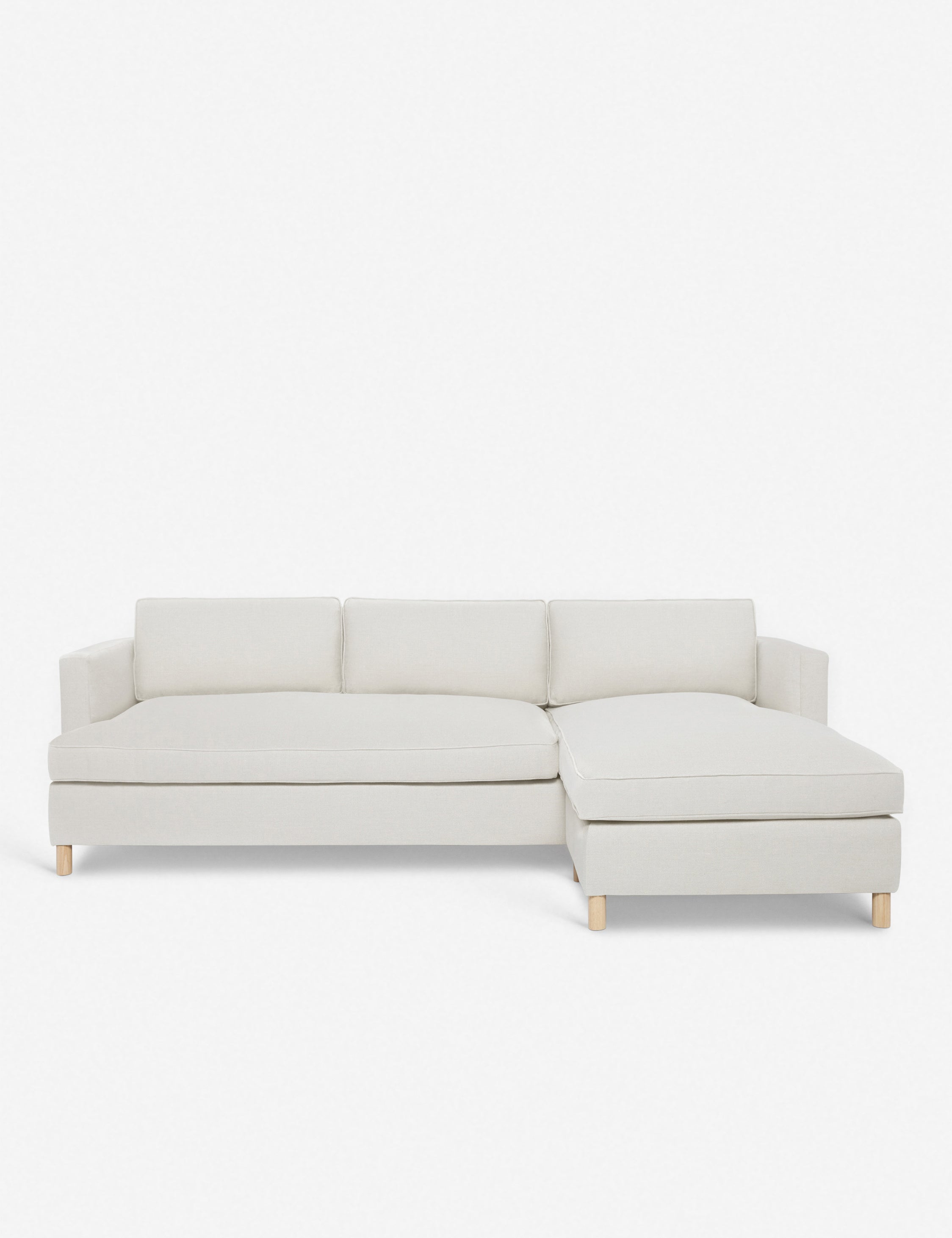 Belton Sectional Sofa by Ginny Macdonald - Modern L-Shaped Couch for Living Room, Family Room & Lounge | Comfortable Fabric Upholstery