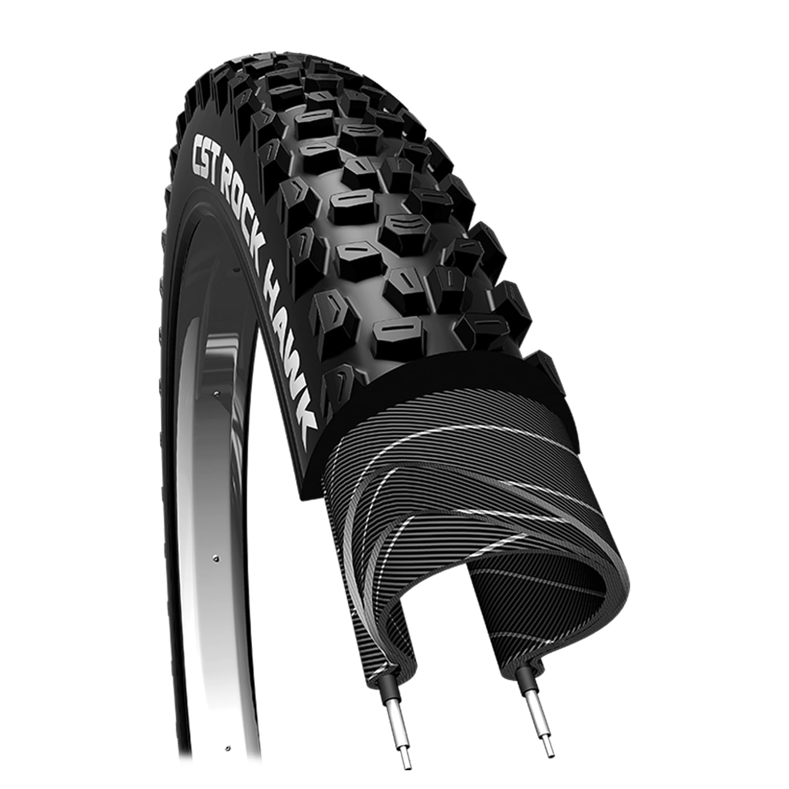 CST Rock Hawk Wire Bead Tire - Durable Off-Road Motorcycle & ATV Tires for Trail Riding, Mud Terrain & Adventure Biking