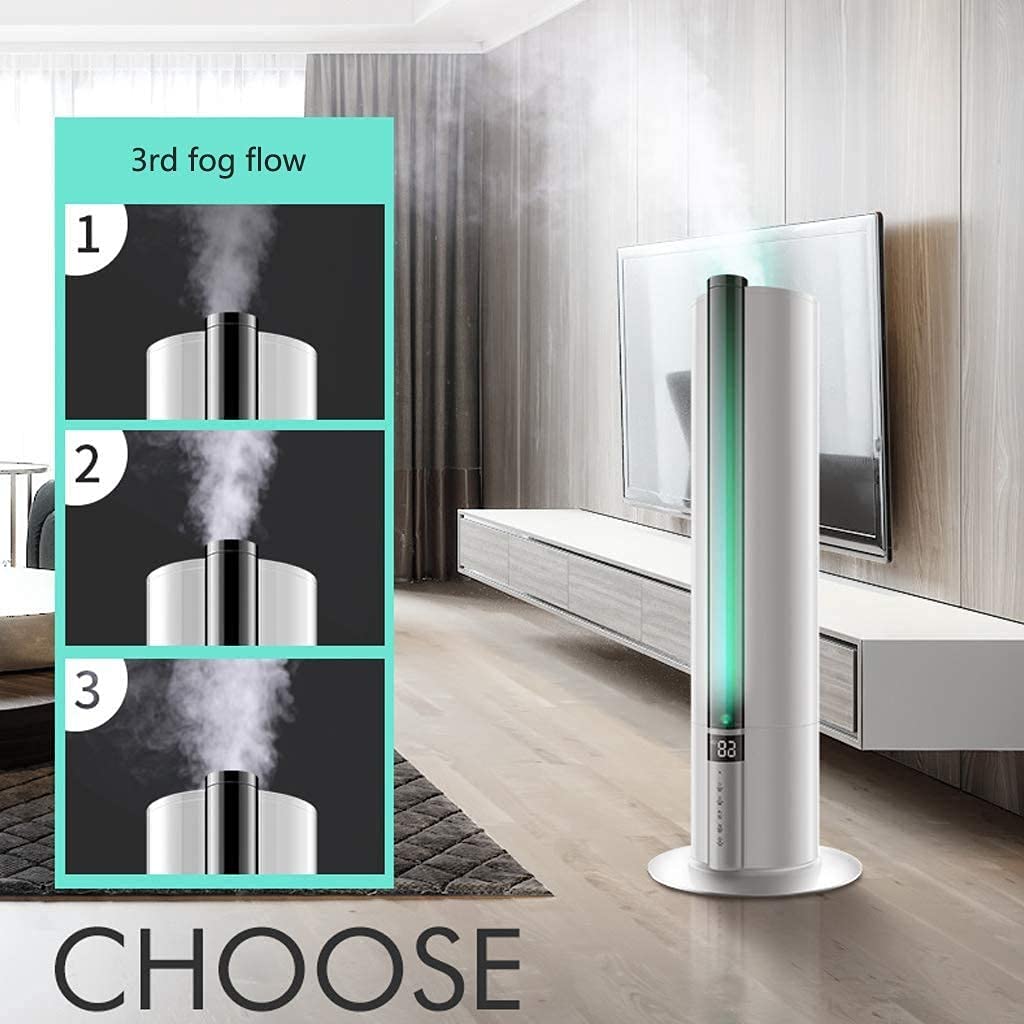 Best Humidifiers for Bedroom - 7.5L Large Room Cool Mist Humidifier with Remote Control, LED Display & Auto Humidity Monitor - Perfect for Dry Air Relief in Home, Office, Nursery & Baby Rooms