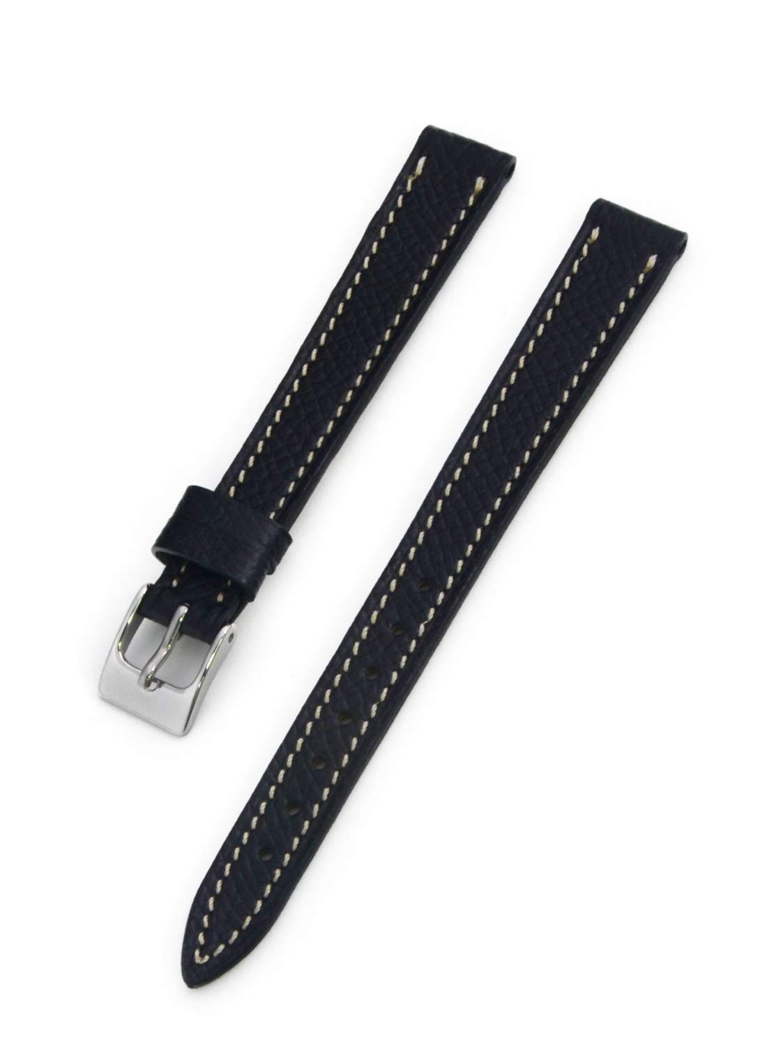 Premium Genuine Leather Calf Watch Strap 12mm - Replacement Band for Casio, Timex & More (Includes Free Tools) - Perfect for Dress Watches, Business & Formal Occasions