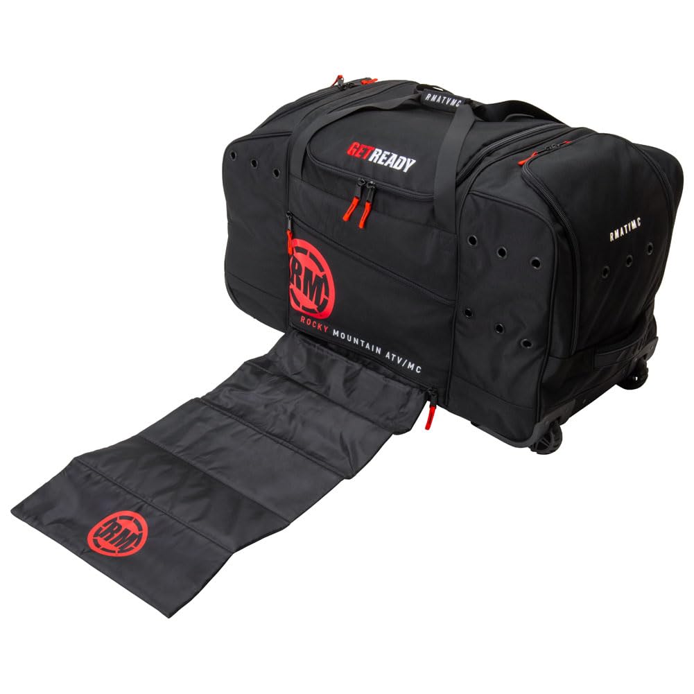 Heavy Duty Reinforced Motocross Gear Bag - Durable Roller Equipment Bag for Motorcycle Racing & Off-Road Adventures | Perfect for Travel, Storage & Track Days
