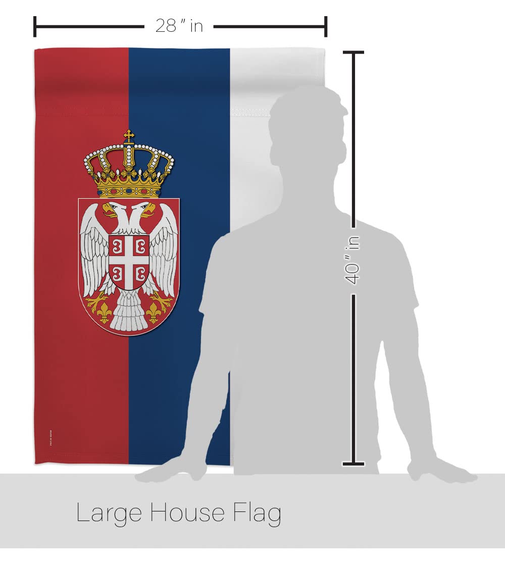 Serbia Nationality Decorative Flag 28