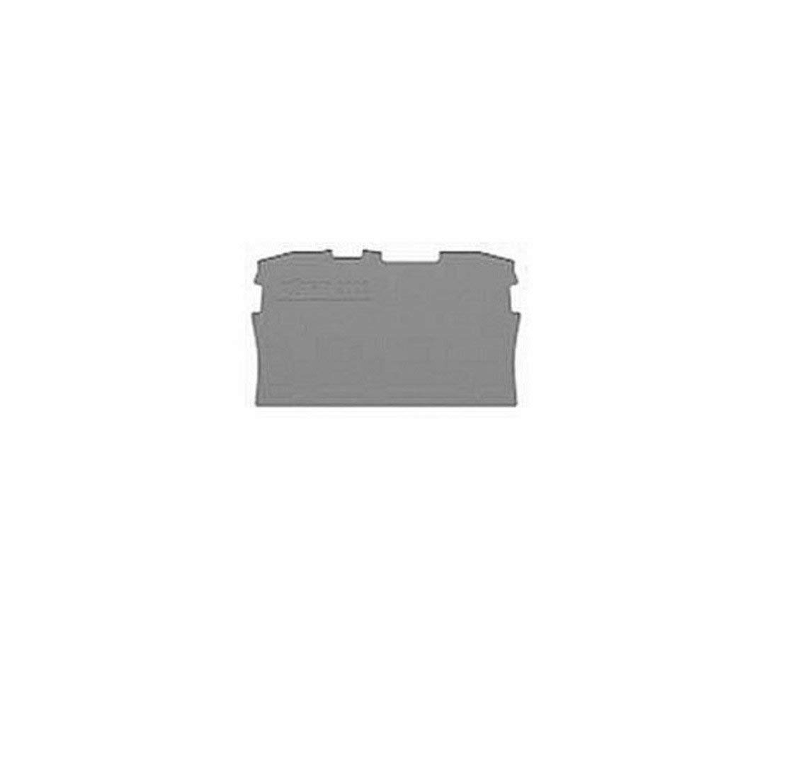 WAGO 280-308 End & Intermediate Plate - DIN Rail Mounting Terminal Block for Electrical Wiring | Ideal for Industrial Control Panels & Automation Systems