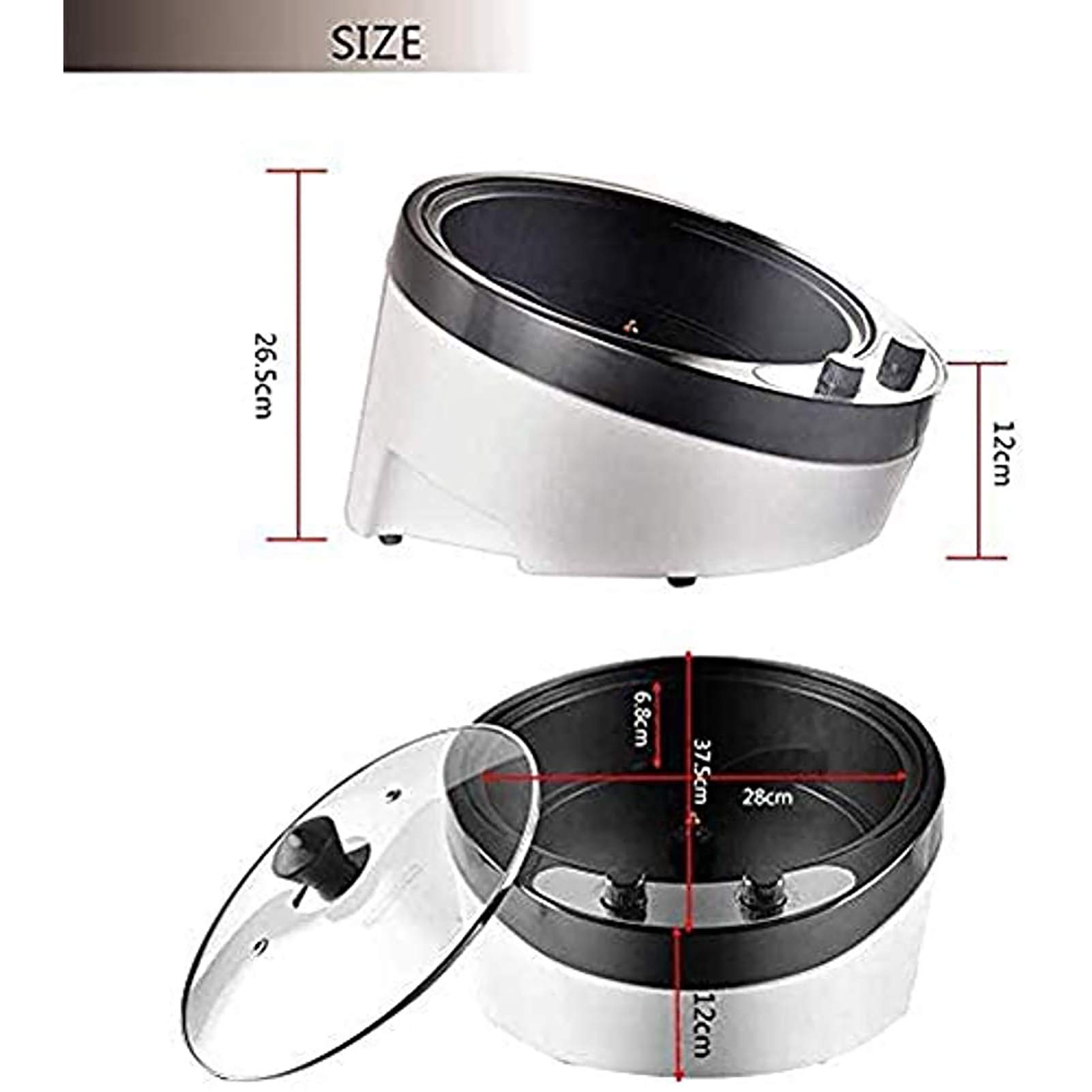 Electric Coffee Bean Roaster Machine - 800G High Capacity with Temperature Control for Home Coffee Roasting, Baking Grains, Raw Beans, Tea & Sesame | Perfect for Specialty Coffee Shops, Home Baristas & DIY Coffee Enthusiasts
