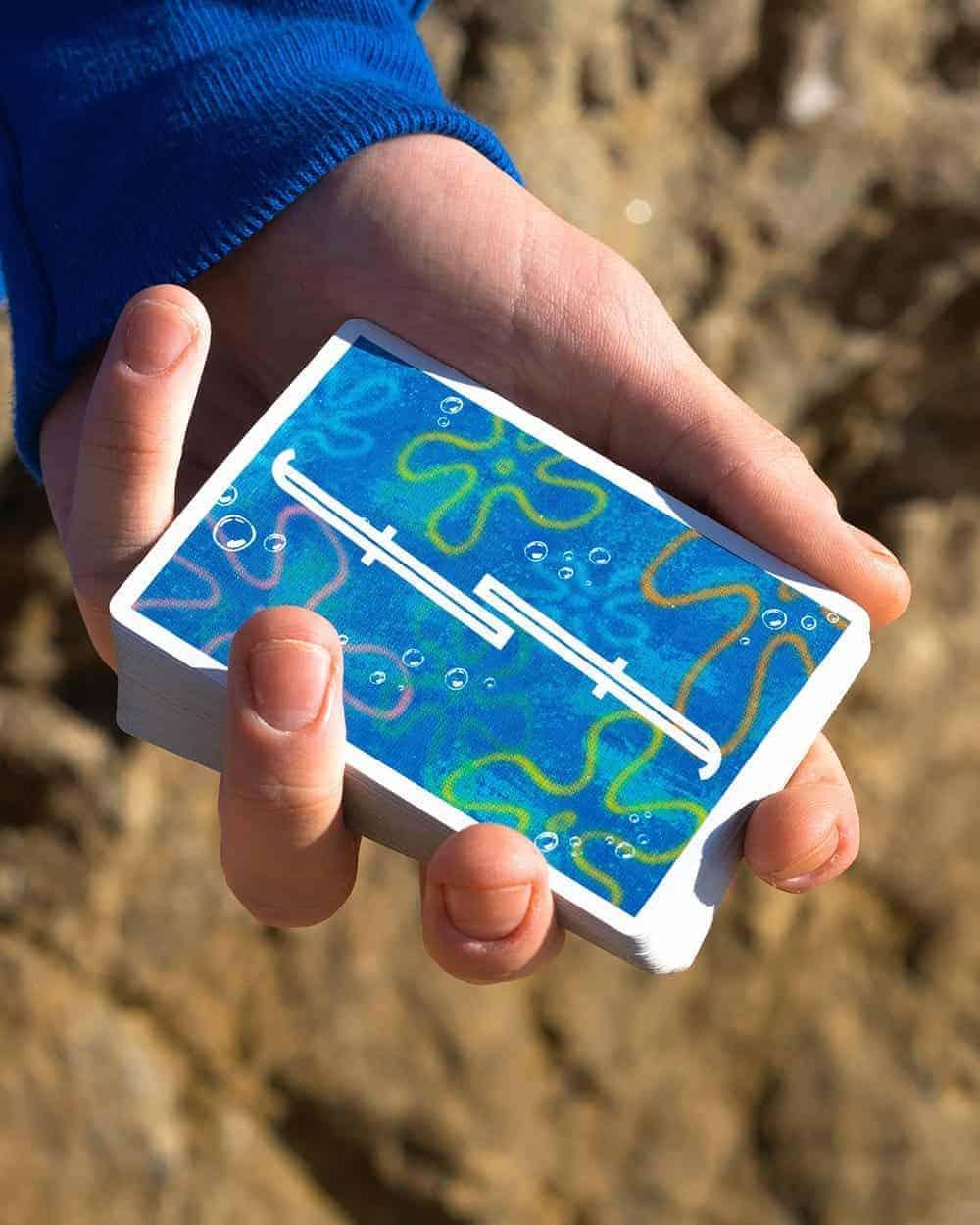 Spongebob x Fontaine Playing Cards - Premium Collectible Deck for Card Games, Magic Tricks & Gifts - Perfect for Poker, Blackjack & Cardistry Enthusiasts