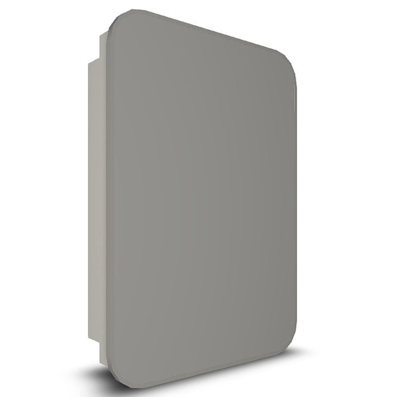 Ketcham 105RSWT REC Round Corner Series Recessed Medicine Cabinet - Rust-Resistant, Durable Bathroom Storage for Toiletries & Essentials | Perfect for Small Bathrooms, Vanities & Powder Rooms