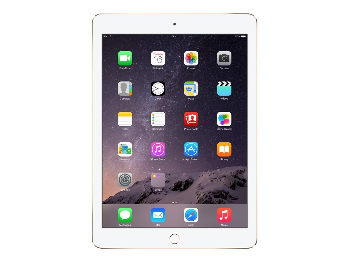 Apple iPad Air 2 128GB 4G LTE & Wi-Fi Gold (Renewed) - Perfect for Work, Study & Entertainment on the Go