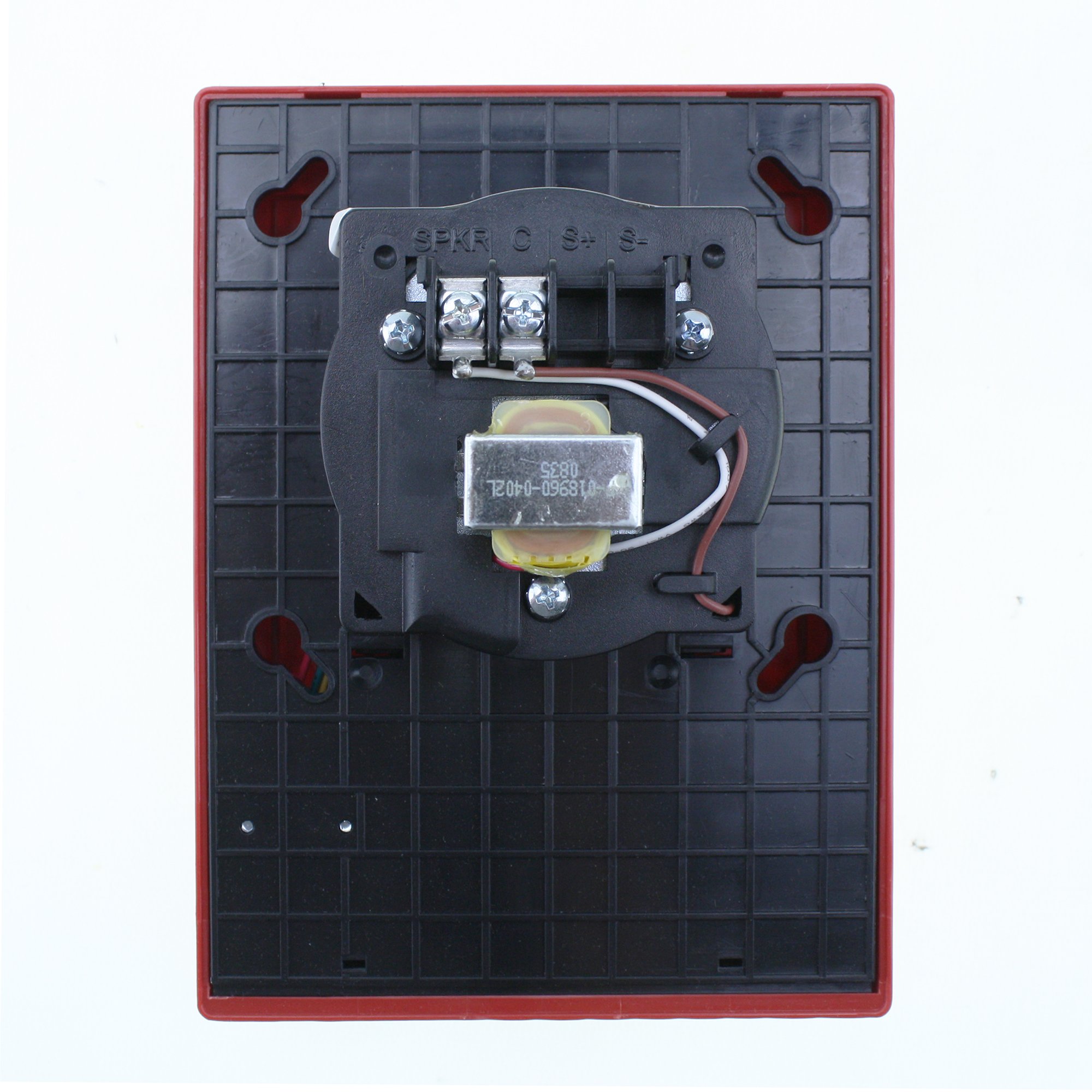 Edwards Red Fire Alarm Speakers 25Vrms with FIRE Marking G4RF-S2 - High Visibility Emergency Sound System for Commercial Buildings & Public Spaces