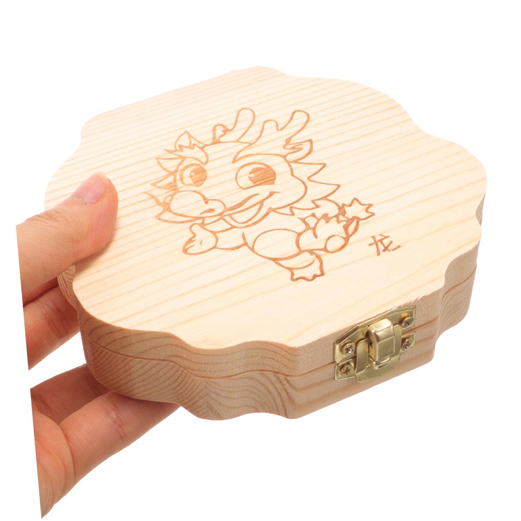 BIUDECO Wooden Tooth Box for Kids - Lost Tooth Holder & Container for Baby Teeth - Perfect for Tooth Fairy Gifts & First Tooth Keepsakes