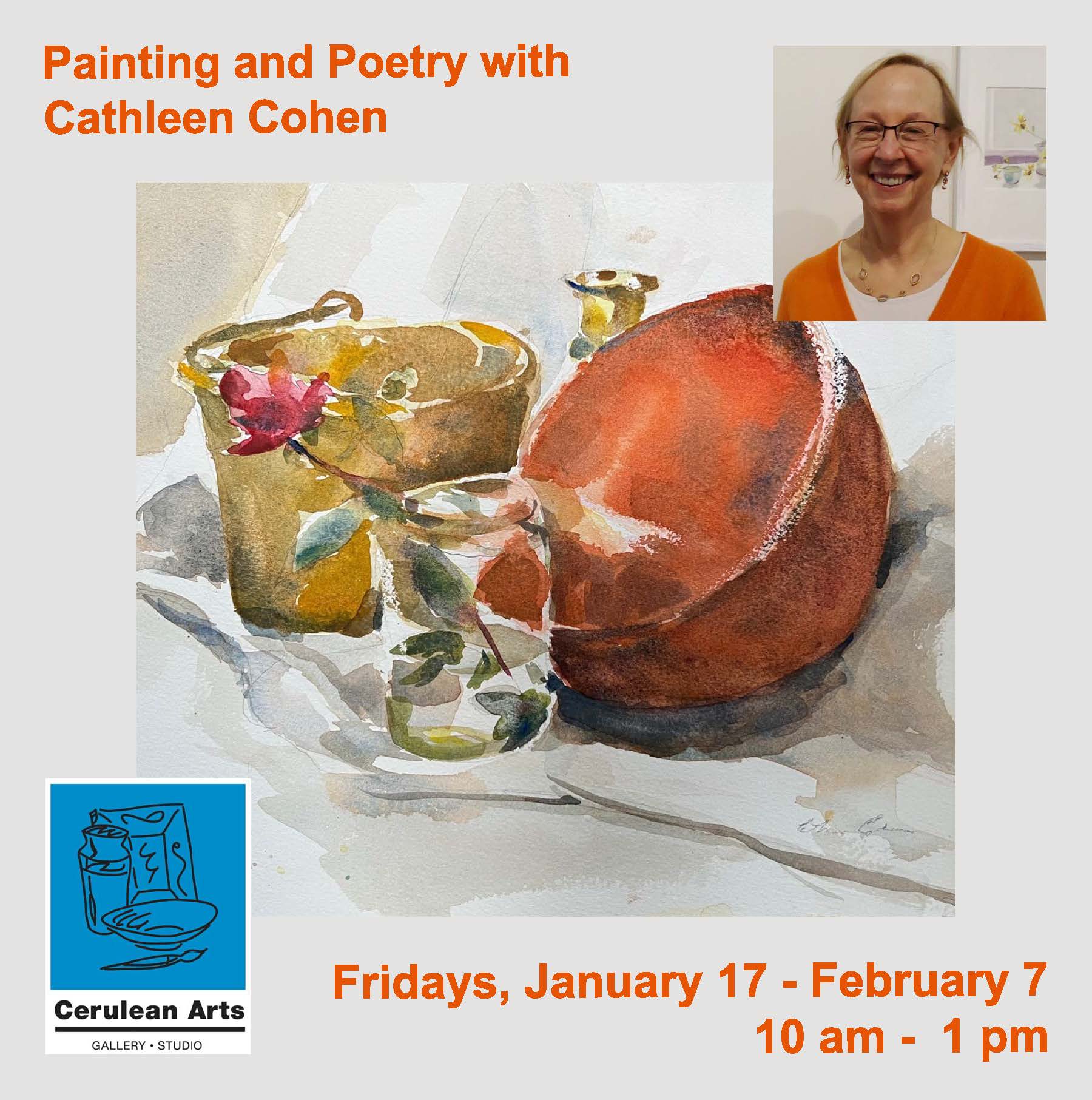 Painting and Poetry with Cathleen Cohen - Art Book for Creative Inspiration | Perfect for Artists, Poets & Art Lovers | Home Decor & Gift Idea