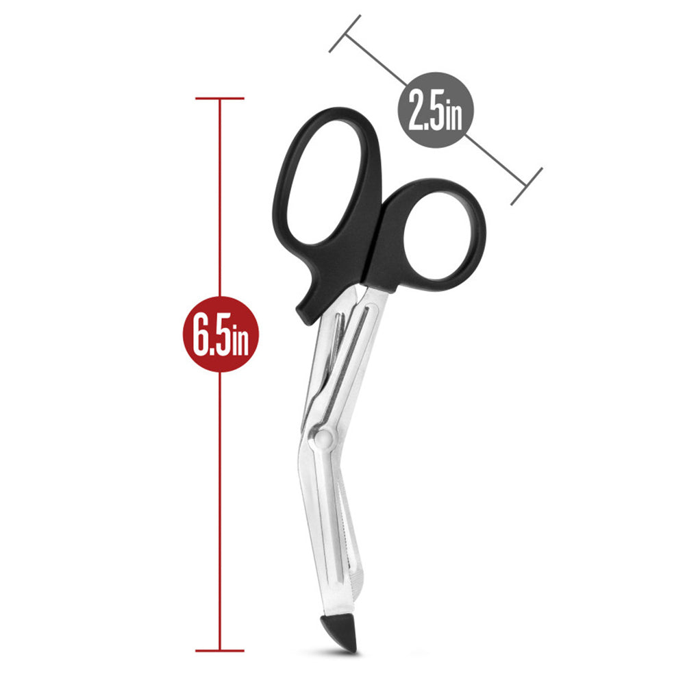 Emergency Safety Scissors for Bondage & First Aid - Sharp Stainless Steel Shears for Quick Release, Medical Use, and Outdoor Survival Gear