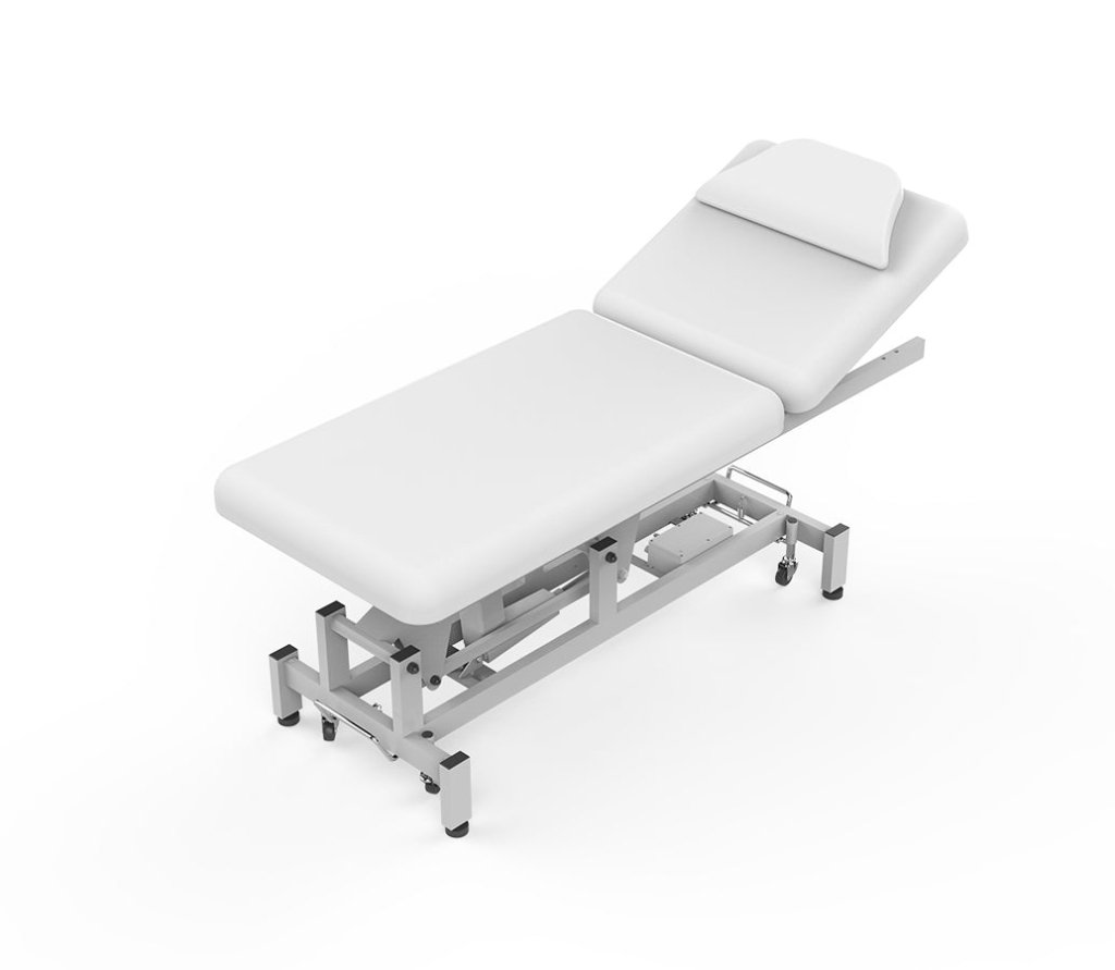 Silverfox® 2 Motor Electric Massage Table - Adjustable Height Power Lift Physical Therapy Bed for Back Pain Relief, RMT & Chiropractic Treatment (Model 2212A) - Perfect for Clinics, Spas & Home Use