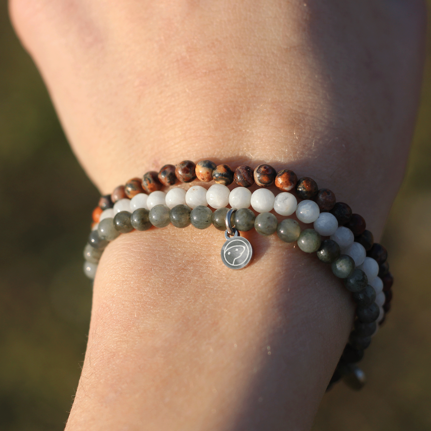 Mindfulness Meditation Bracelet Set - 7 Chakra Beaded Bracelets for Stress Relief & Positive Energy - Perfect for Yoga, Meditation & Spiritual Healing