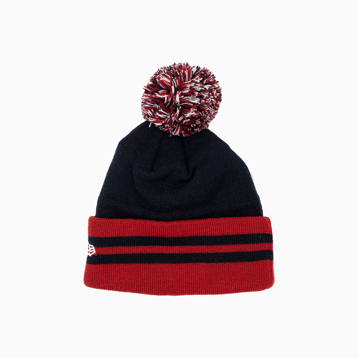 Atlanta Braves MLB Pom Beanie Knit Hat for Kids - Warm Winter Hat for Boys & Girls - Perfect for Baseball Games, Outdoor Sports & Cold Weather