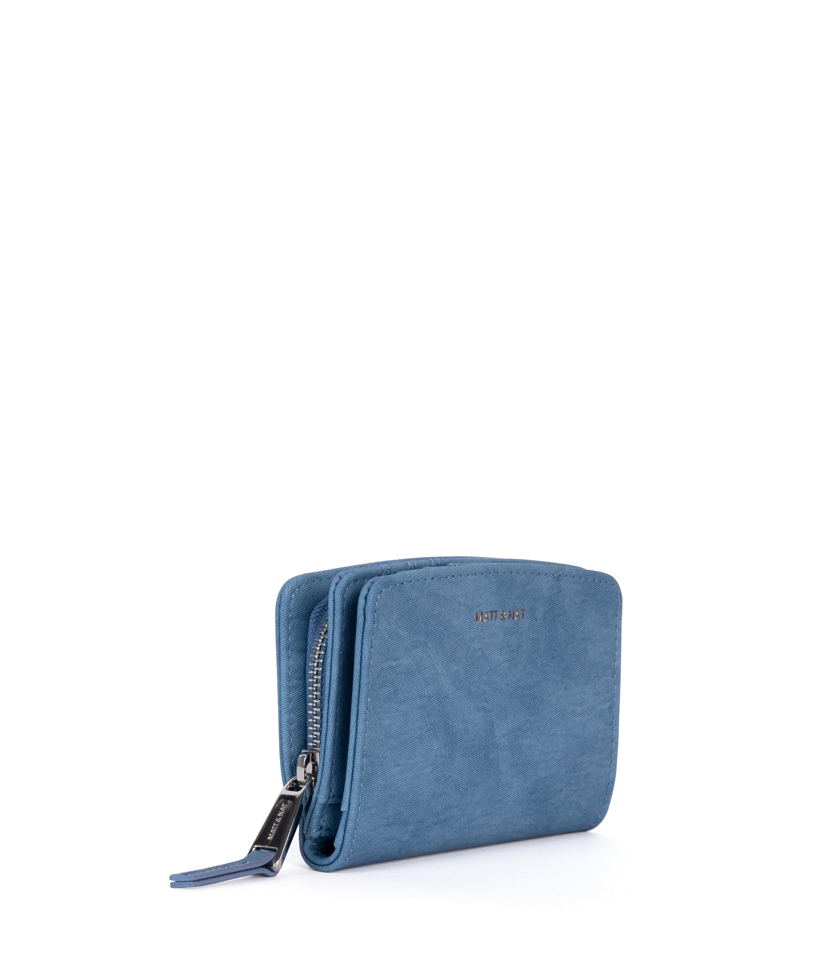 Matt & Nat Vegan Lotus Wallet in Aquarius - Stylish & Sustainable Crossbody Bag for Women | Perfect for Everyday Use, Travel & Eco-Friendly Fashion