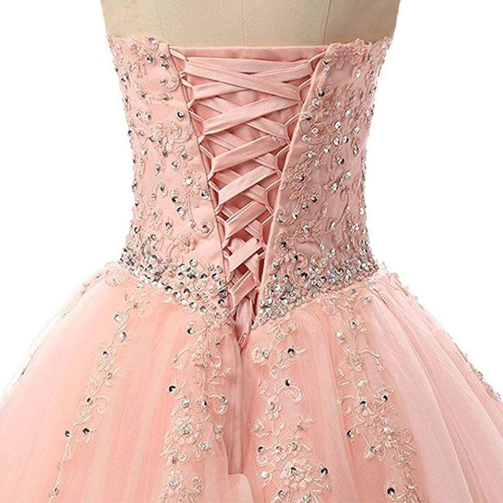 Elegant Sweetheart Lace Quinceanera Dress with Appliques - Perfect for Sweet 16, Quinceañera Ball Gowns & Formal Prom Dances | Ideal for Quinceañera Celebrations, Debutante Balls & Special Occasions