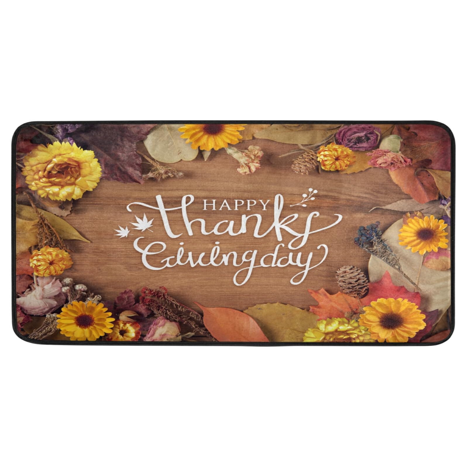 Non-Slip Washable Kitchen Rugs and Mats - Absorbent Cushioned Floor Mat for Sink Area - 39