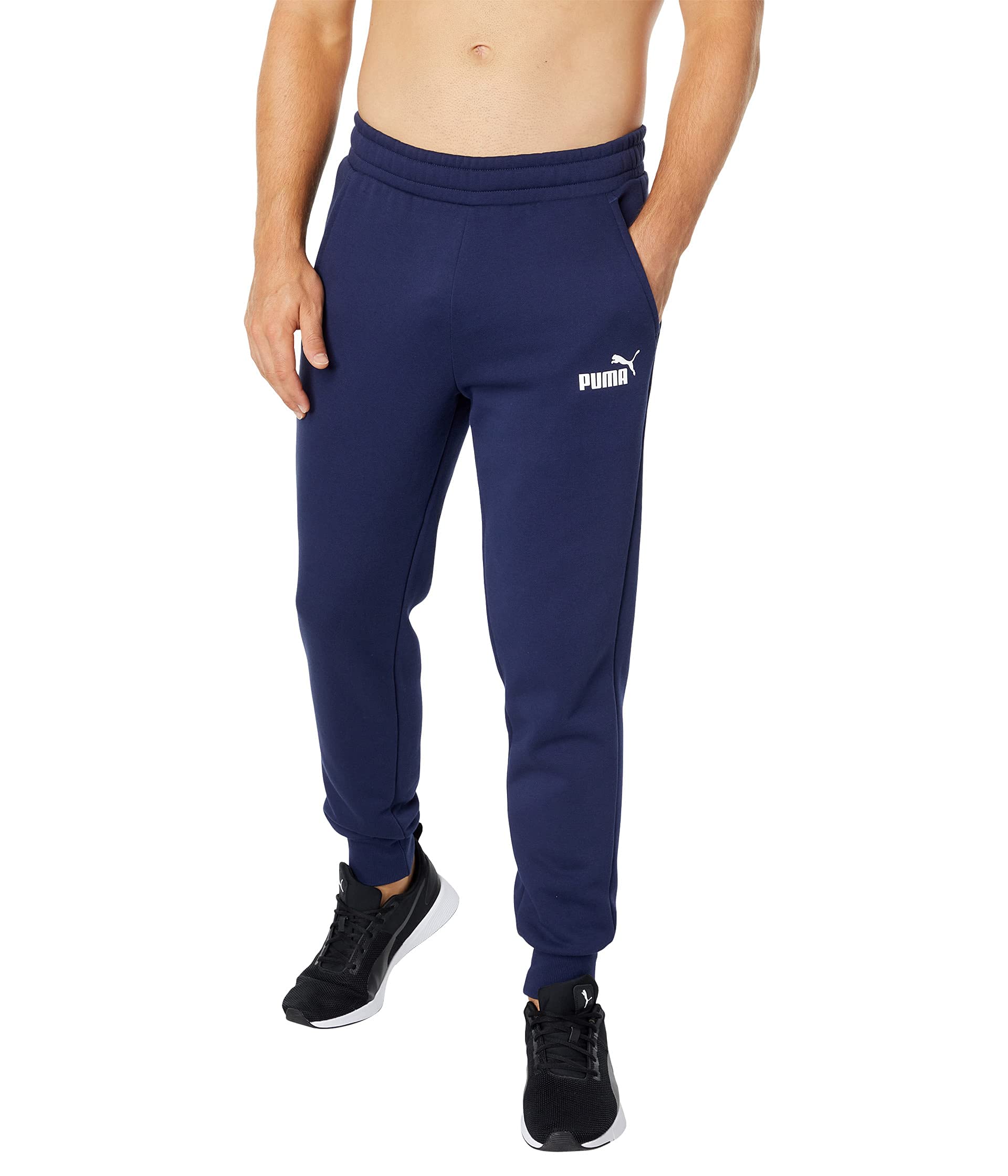 **PUMA Men's Essentials Fleece Sweatpants - Comfortable & Stylish Joggers for Big & Tall Sizes - Perfect for Gym, Lounge & Casual Wear**