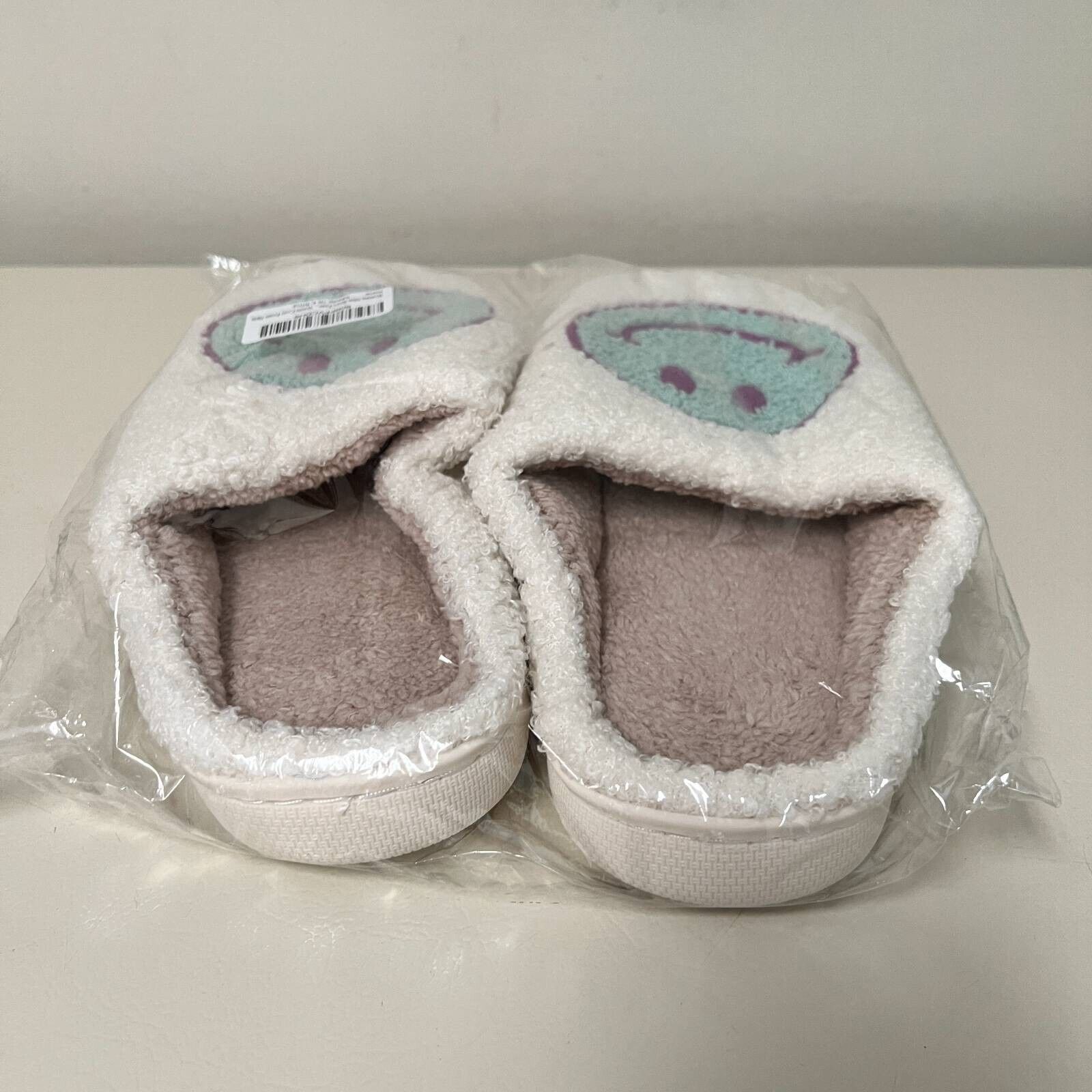 Women's Terrycloth Scuff Slippers - Soft White House Shoes for Casual Comfort - US Size 10.5 (EUR 44-45) - Perfect for Lounging at Home, Quick Errands & Cozy Relaxation
