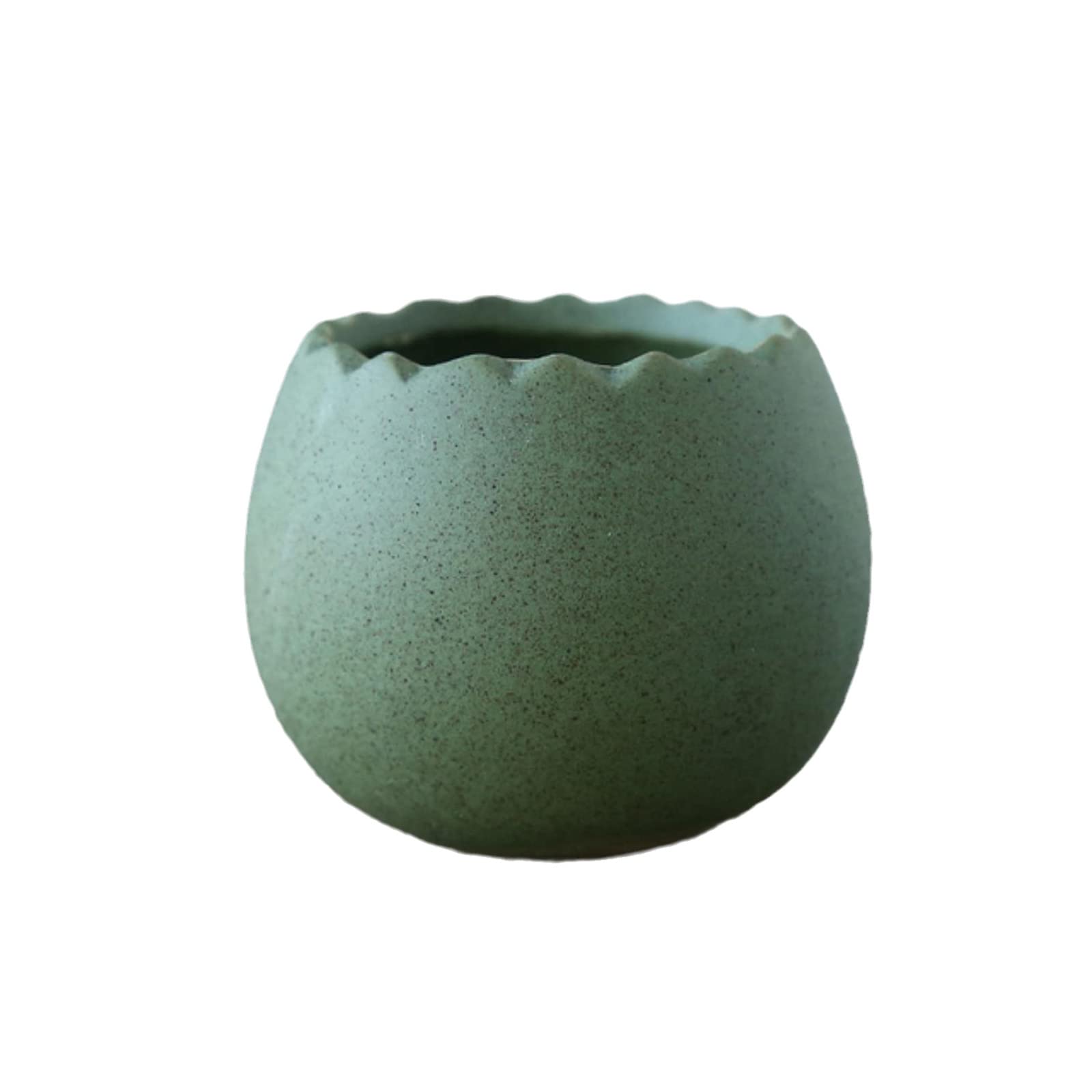 Joyvic Macaron Eggshell Succulent Planter - Small Ceramic Flower Pot for Desktop, Balcony & Home Decor - Perfect for Succulents, Cacti & Air Plants (Set of 3) - Cute Home & Office Decoration, Gift Idea for Plant Lovers