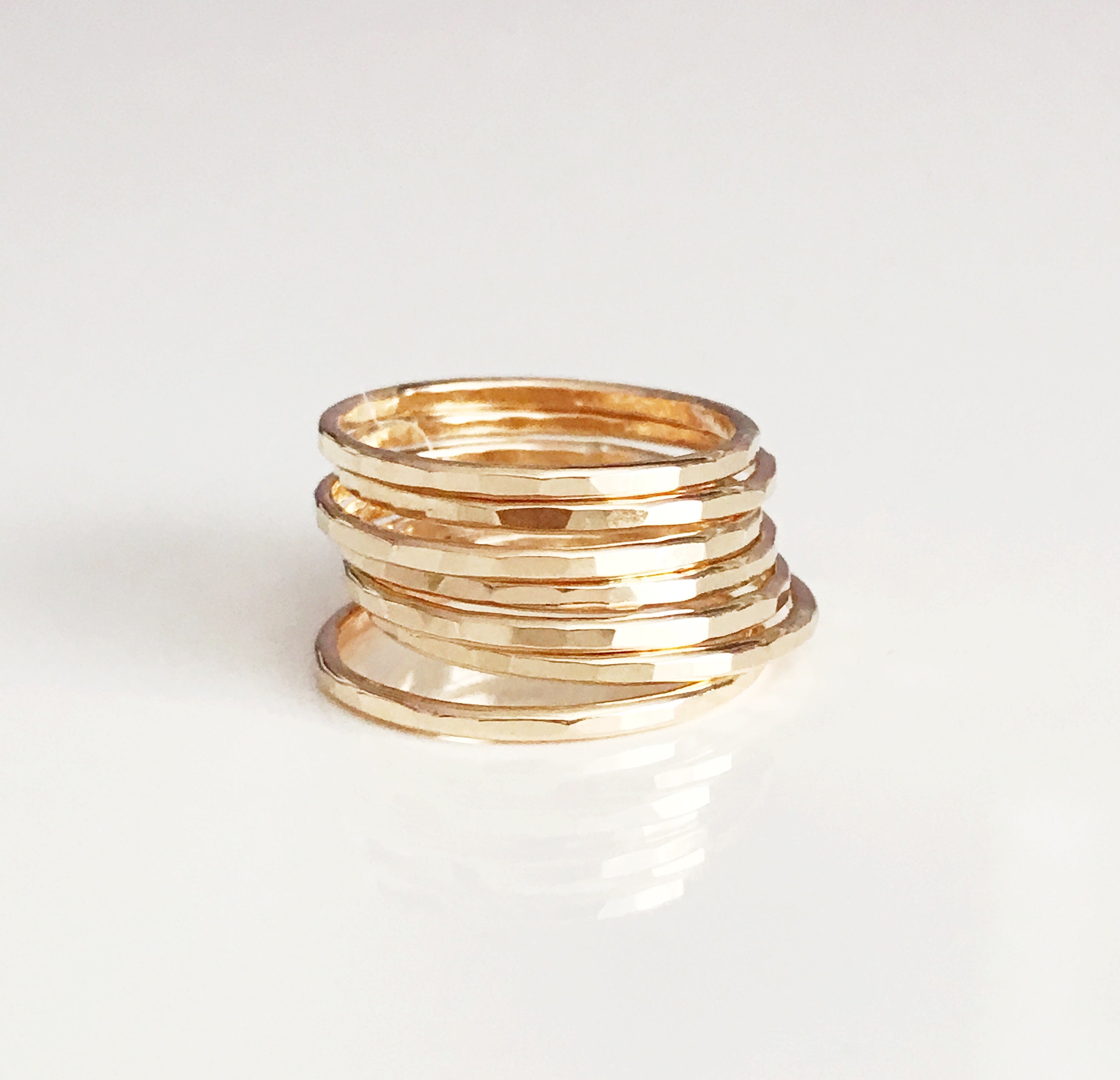 Clara Rings Set - 7 Piece Stackable Rings for Women (R122) | Elegant Jewelry for Everyday Wear, Parties & Gifts