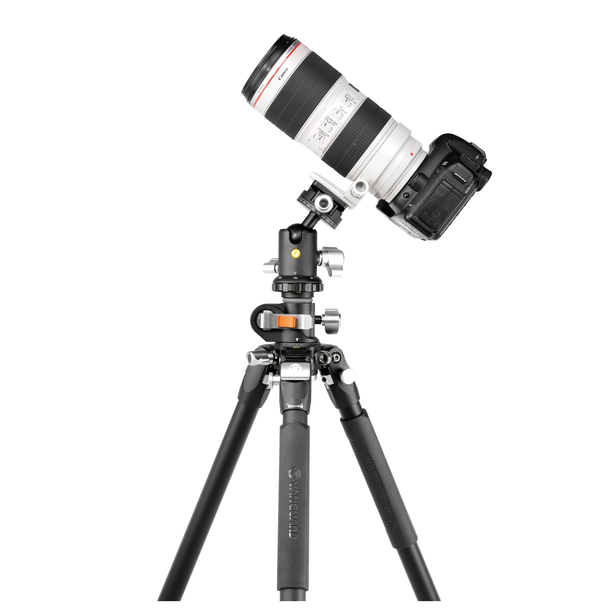 VEO 3+ 263AB 160S Professional Aluminum Camera Tripod with Dual Axis Ball Head - Perfect for Photography, Videography, and Outdoor Shooting