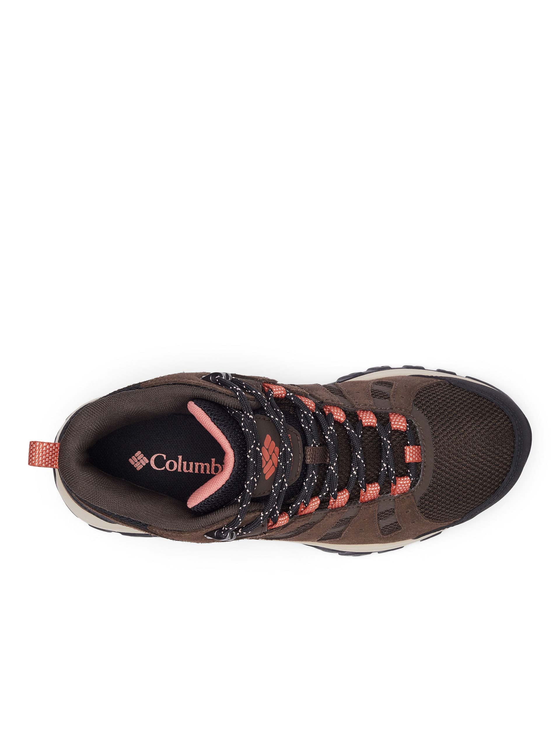 Redmond III Mid Waterproof Hiking Boots for Men & Women - Comfortable Outdoor Walking Shoes - Cordovan/Dark Coral - Perfect for Hiking, Camping & Trail Adventures