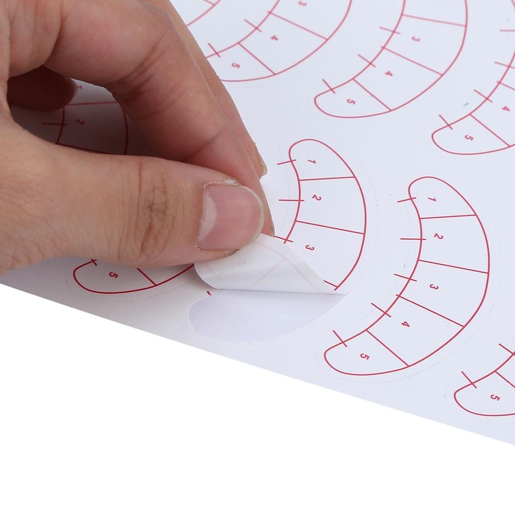 140 PCS Eyelash Extension Adhesive Stickers - Self-Adhesive Lash Isolation Pads & Positioning Patches for Professional Eyelash Extension Training - Perfect for Salon, Home Use & DIY Lash Artists