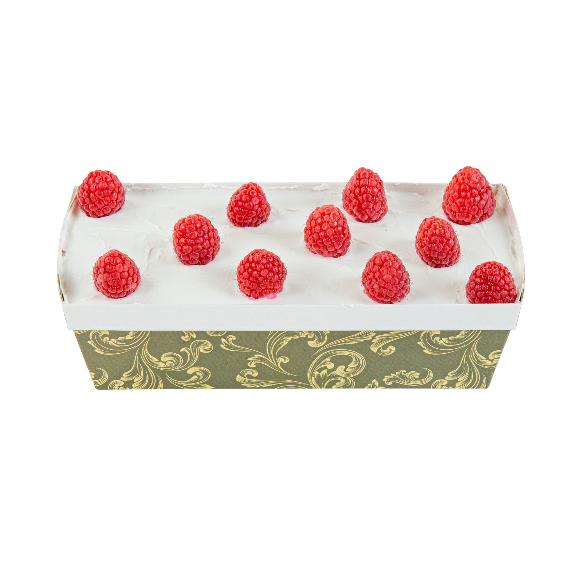 Bake Tek 32 oz Dark Green Vintage Floral Paper Loaf Pans - Greaseproof, Disposable, 8 x 3.75 x 2.25 Inches (100 Count) - Perfect for Homemade Bread, Banana Bread & Holiday Baking Gifts