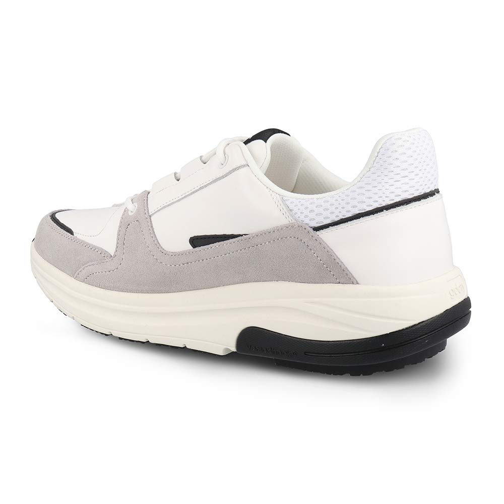 Gravity Defyer Men's G-Defy Pelekxon Leather Athletic Shoes - VersoShock Technology for Pain Relief & Comfort - Ideal for Walking, Running & Everyday Wear