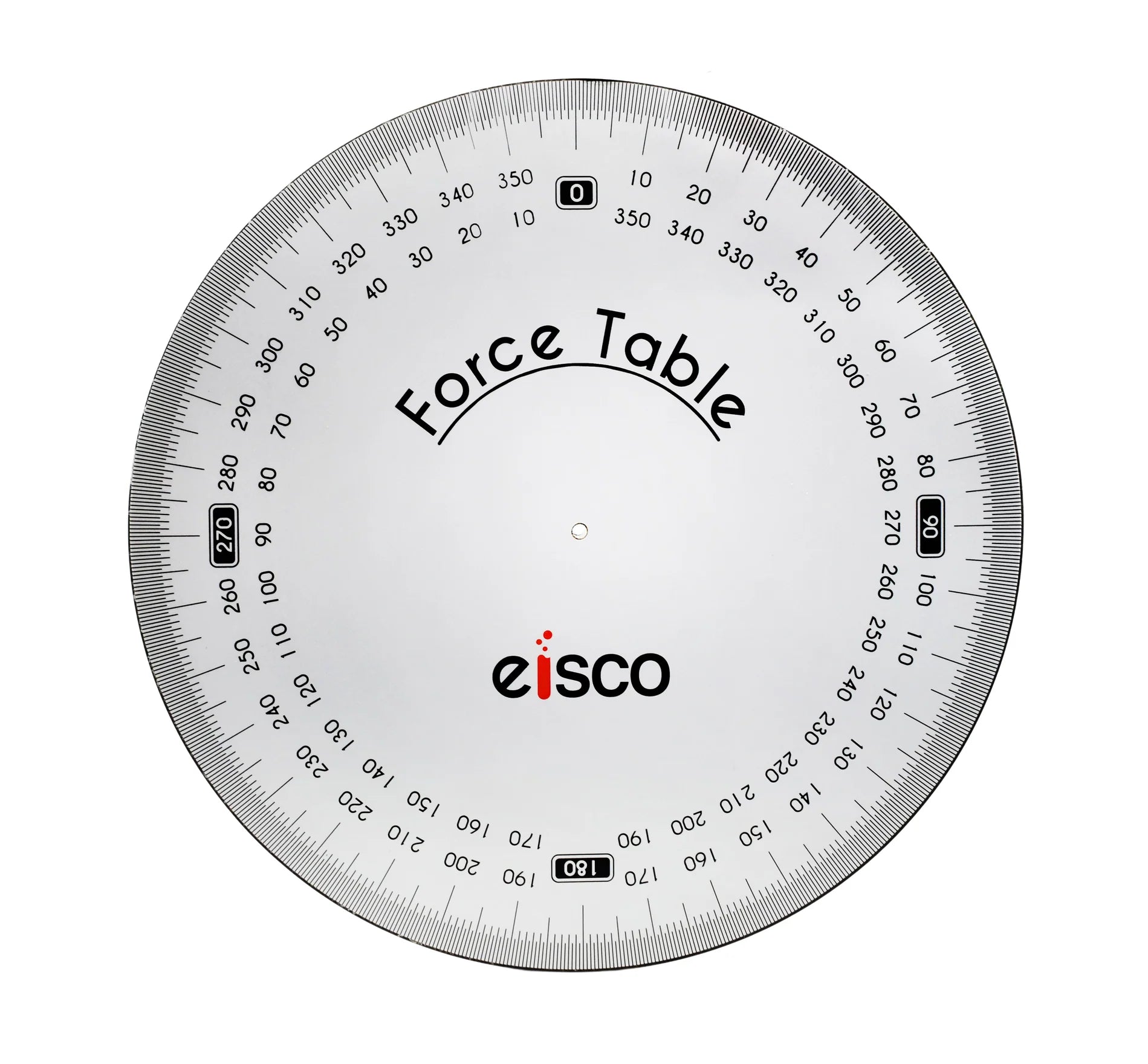 Eisco Force Table - Premium Physics Lab Equipment for Experiments & Education | Perfect for Classroom & Science Labs
