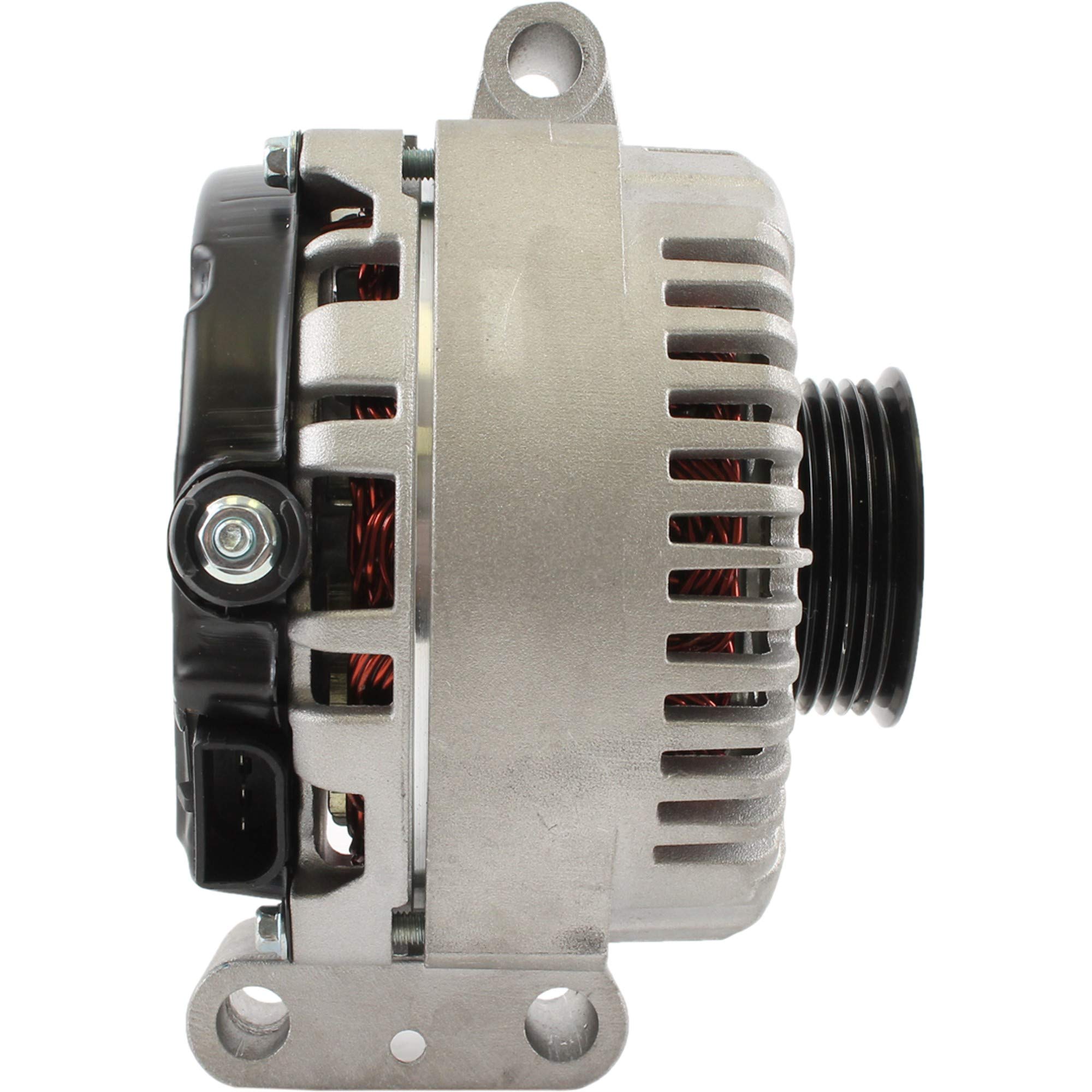 High Output 200 Amp Alternator for 6.0L Ford F-Series Trucks (2003-2006) & E-Series Vans - Heavy Duty Dual Battery Upgrade - Perfect for Off-Roading, Towing & RV Conversions