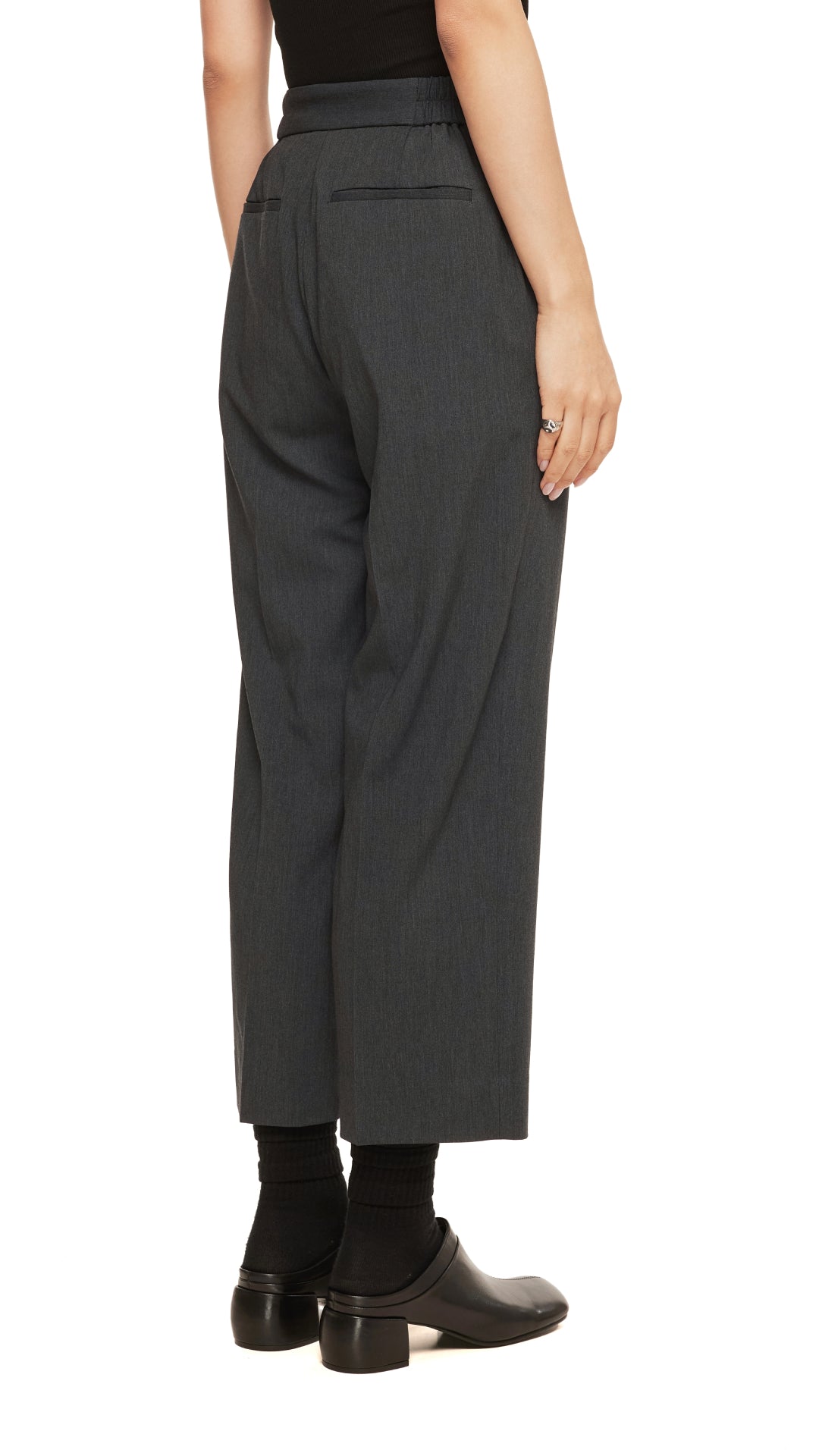 Straight Leg Trousers for Women - High Waist Slim Fit Office Pants, Comfortable Stretch Work Trousers for Business Casual & Professional Wear