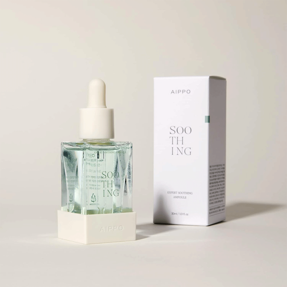 AIPPO Expert Soothing Ampoule 30ml - Hydrating Facial Serum for Sensitive Skin | Reduce Redness & Calm Irritation | Perfect for Post-Treatment Care & Daily Skincare Routine