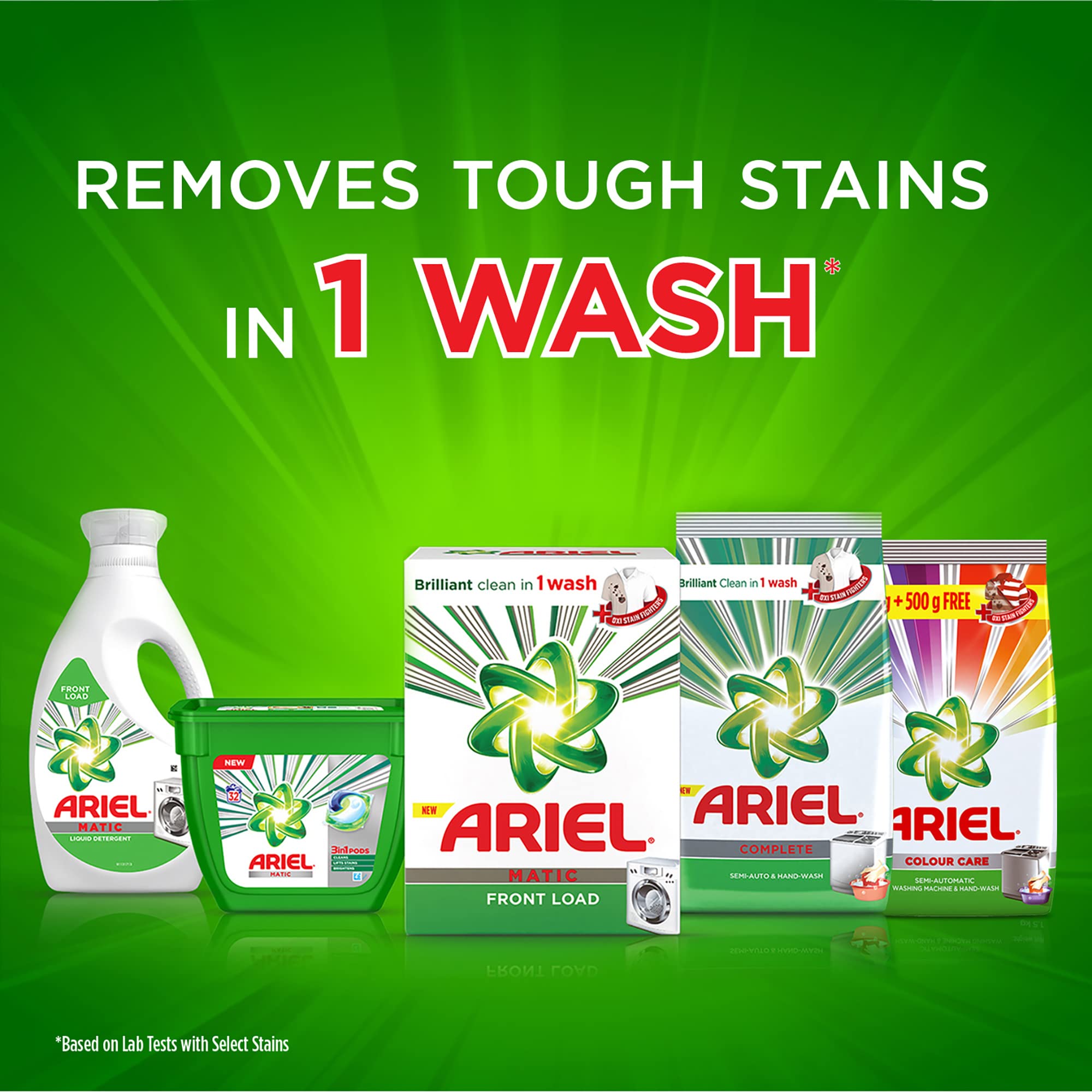 Ariel Color Detergent Washing Powder - 1 kg + Free 500g Bonus | High-Efficiency Laundry Detergent for Whites & Colors | Perfect for Family, Travel & Everyday Use