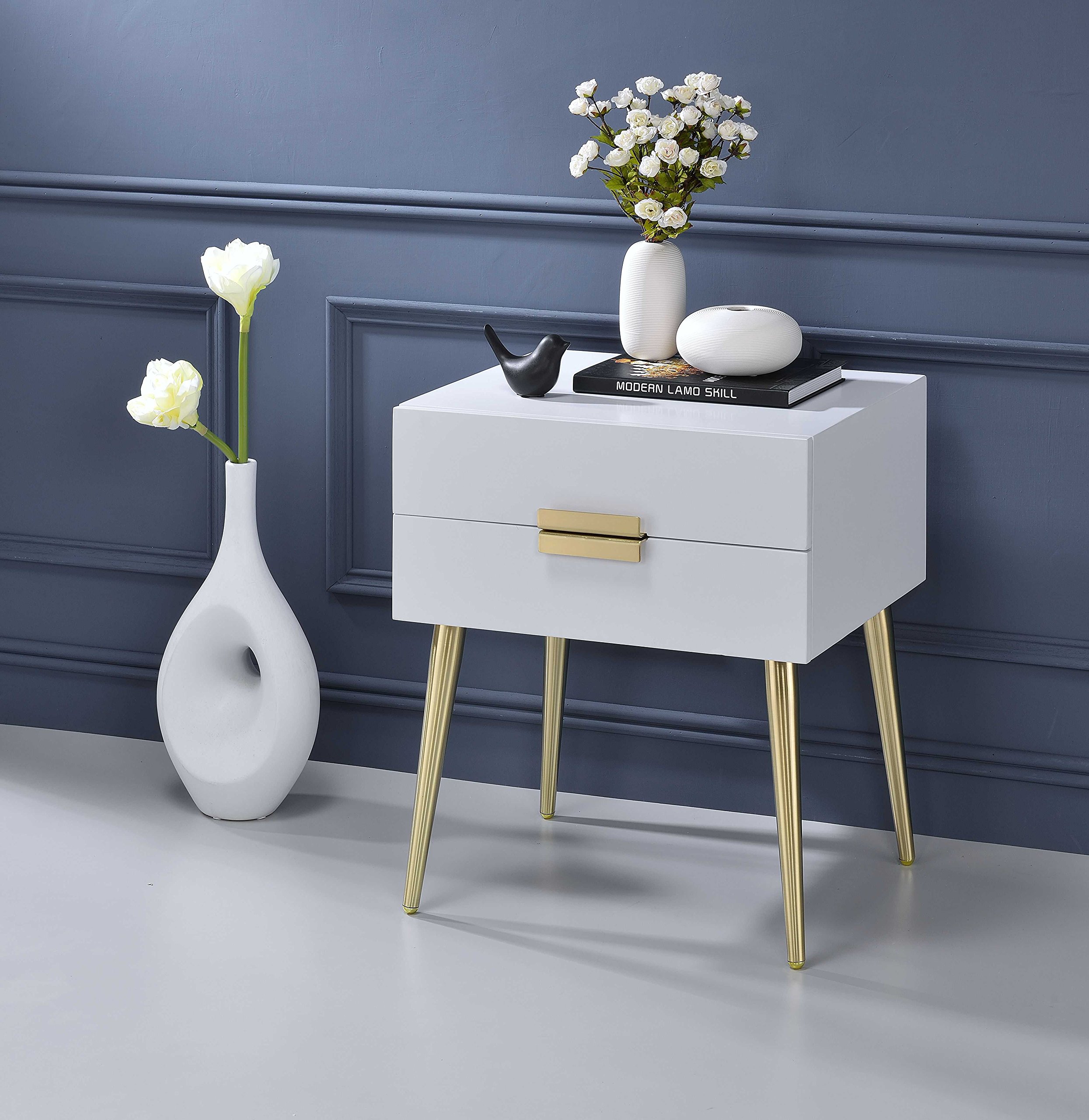 HomeRoots Multicolor Furniture Table - Stylish & Durable for Living Room, Dining Room & Office Use