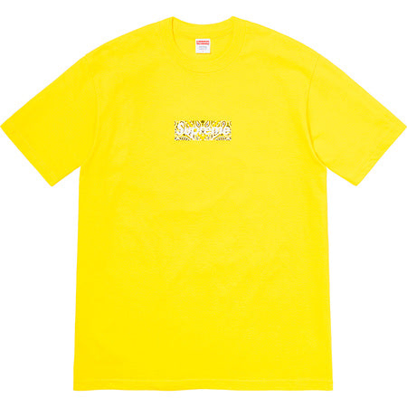 Supreme Bandana Box Logo T-Shirt - Yellow | Streetwear Fashion for Men & Women | Perfect for Casual Outfits, Concerts, and Urban Style