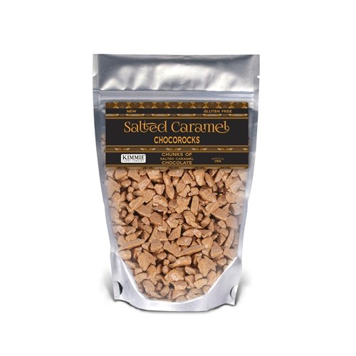 Kimmie Candy Salted Caramel Chocorocks - 6.5 oz Bag of Crunchy Chocolate Caramel Candy - Perfect for Snacking, Gifts & Party Favors