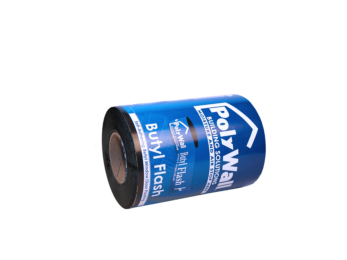 PolyWall Butyl Flash Window Flashing 9”x 100’ Roll - Self-Adhesive Waterproof Sealant Tape for Window & Door Installation, Roof Repairs, and Construction Projects