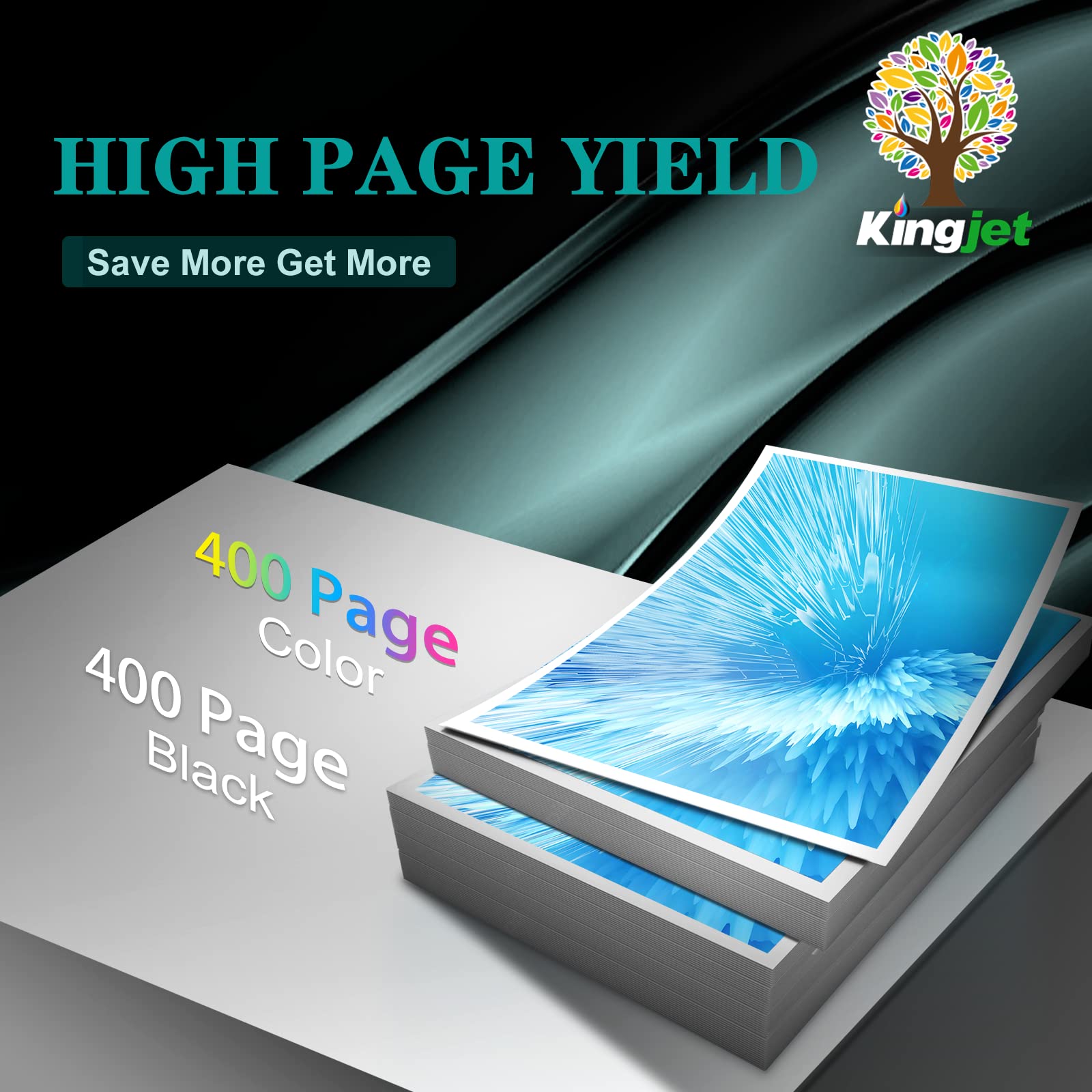 Kingjet LC3013 Ink Cartridges 8-Pack - Compatible for Brother Printers - Home & Office Use